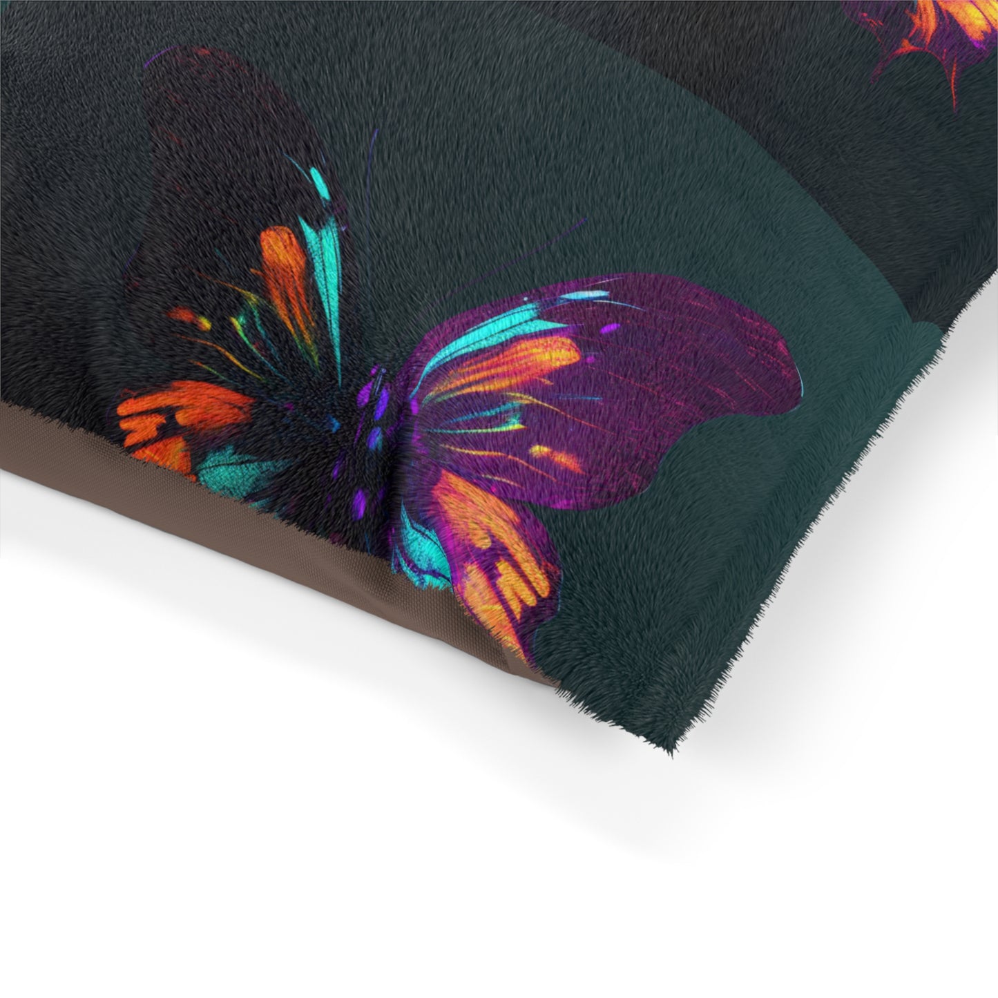 Pet Bed Hyper Colorful Butterfly Purple 5