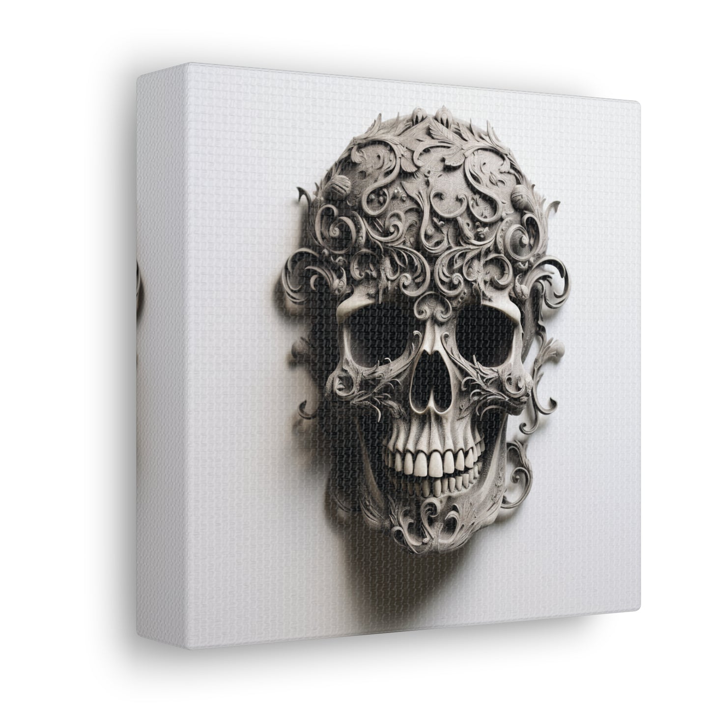 Canvas Gallery Wraps Skull Treble Clef 2