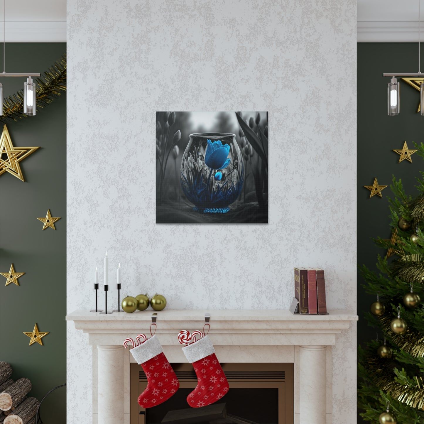 Canvas Gallery Wraps Tulip Blue 6
