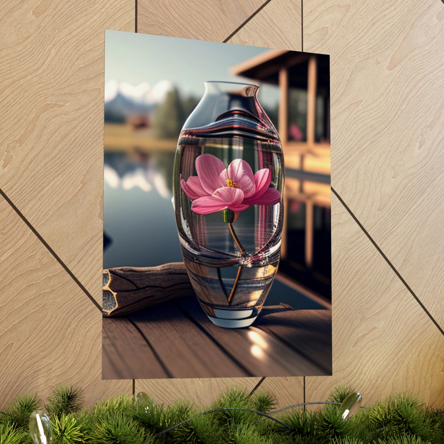 Premium Matte Vertical Posters Pink Magnolia 2