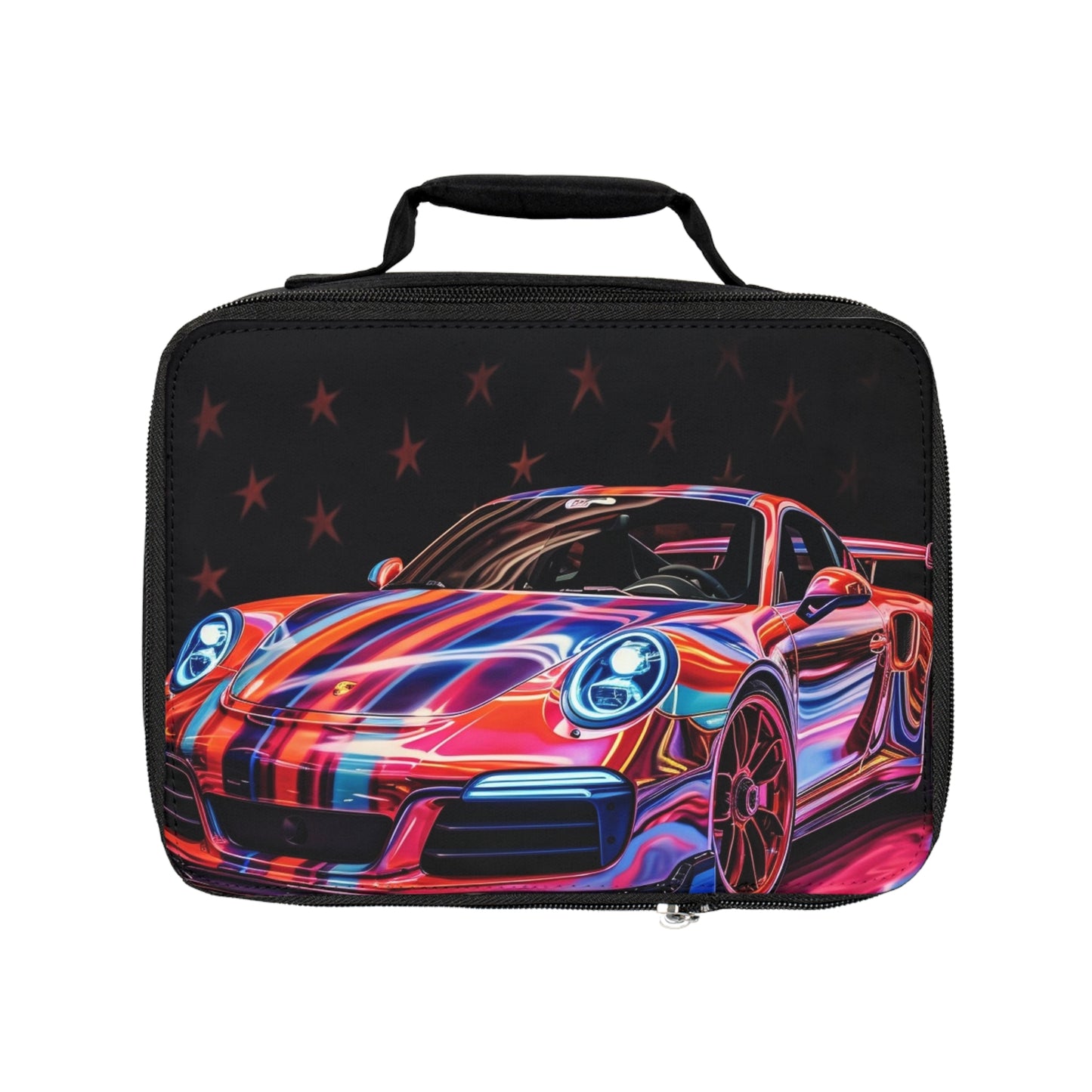 Lunch Bag American Flag Colored Porsche 2