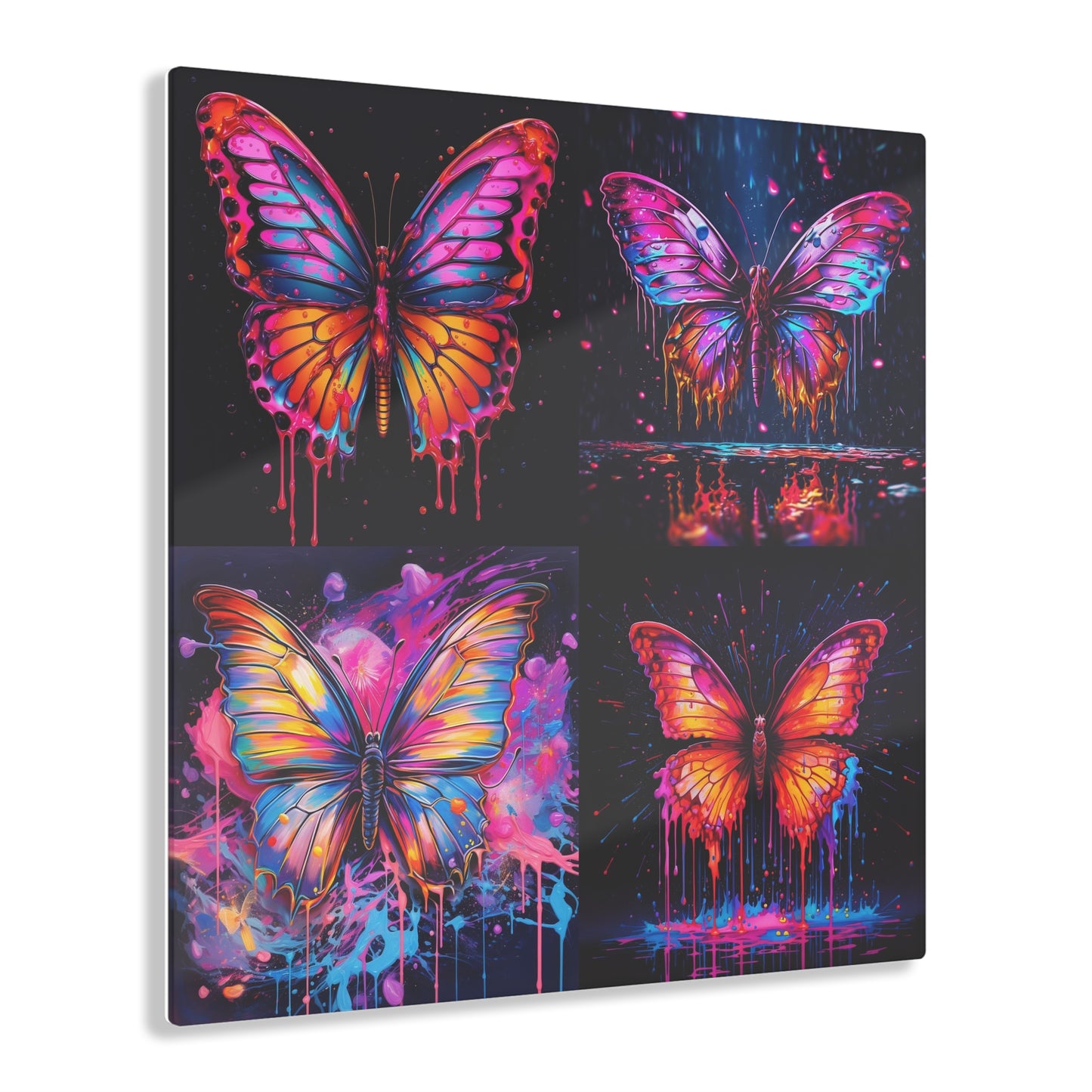 Acrylic Prints Pink Butterfly Flair 5