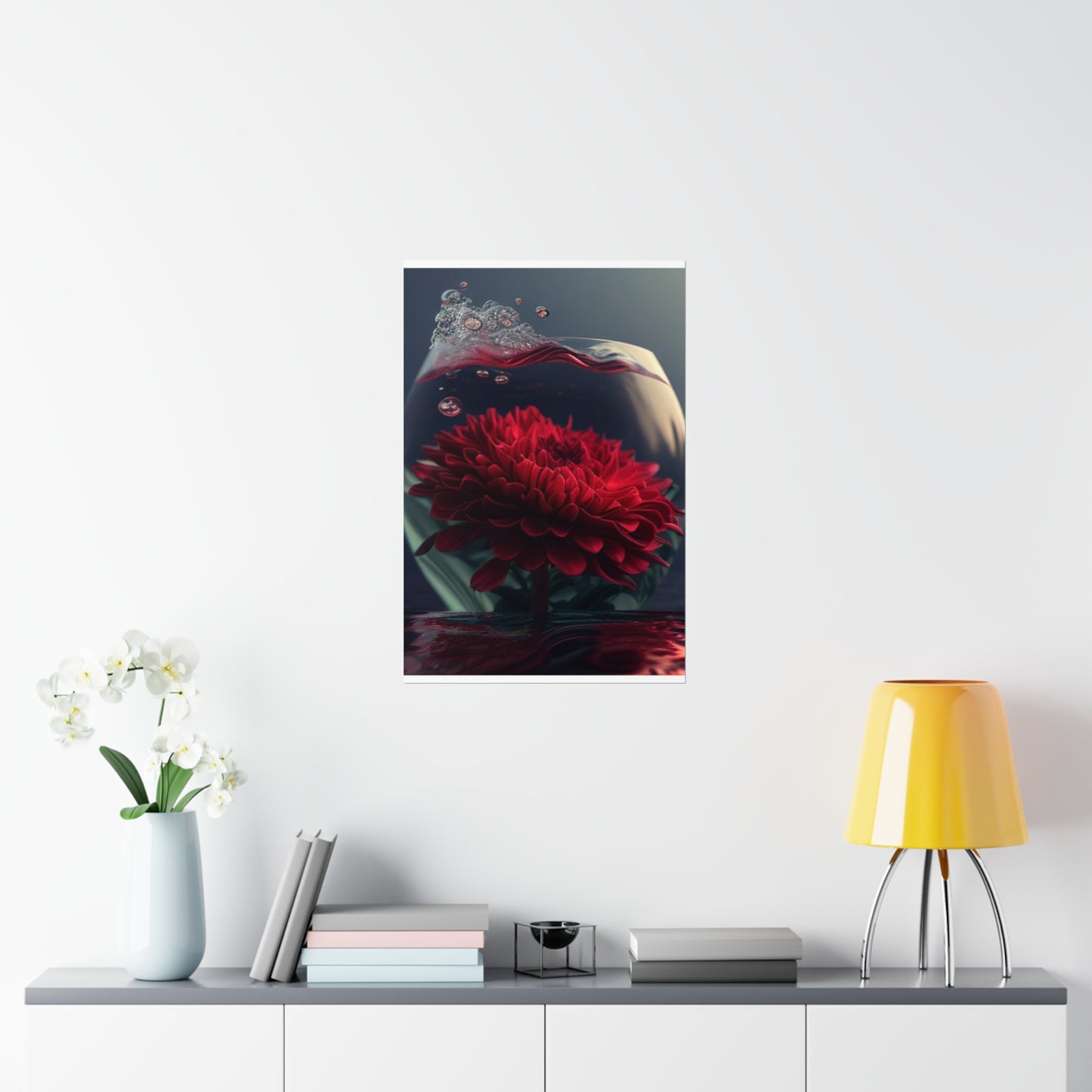 Premium Matte Vertical Posters Chrysanthemum 1