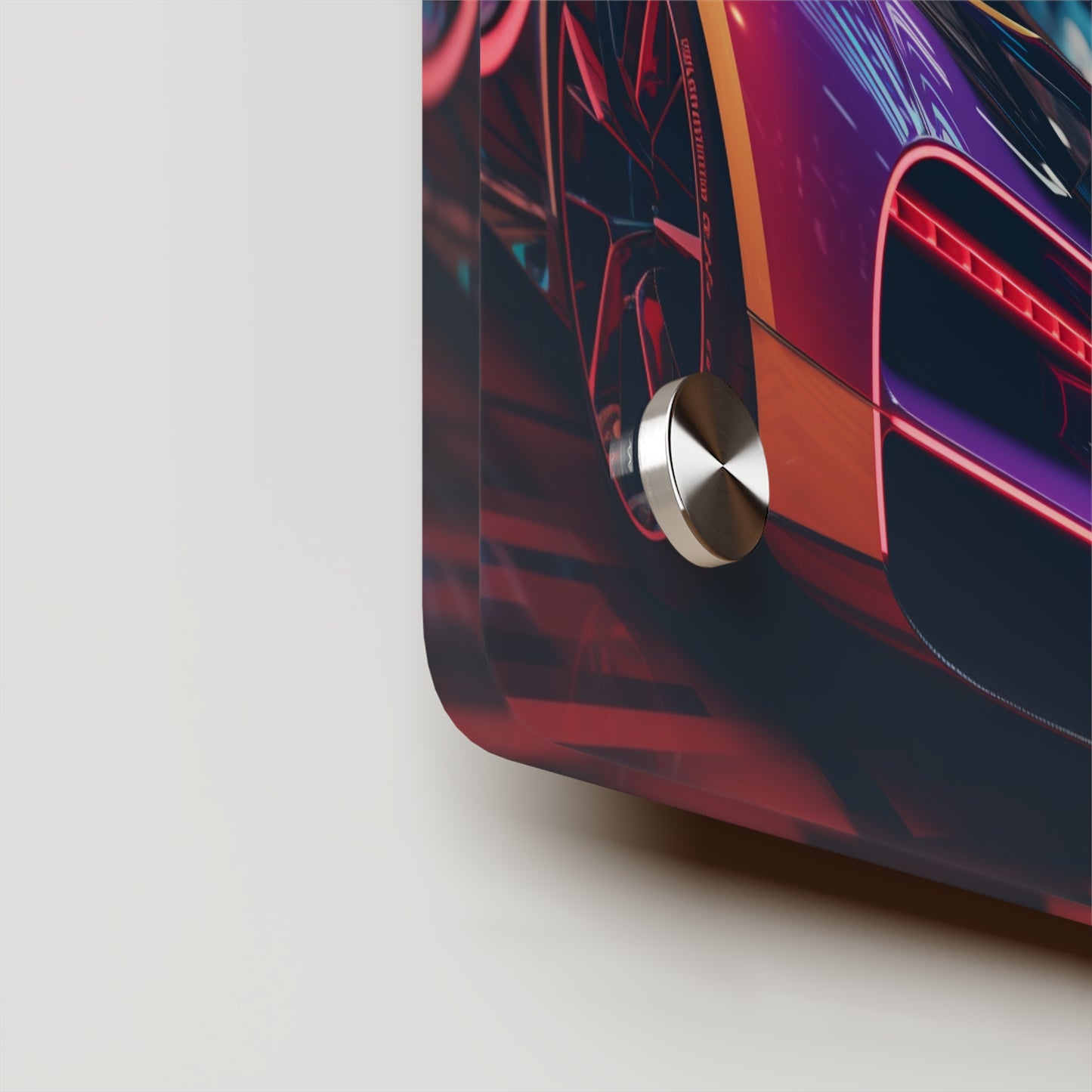 Acrylic Wall Art Panels Hyper Bugatti Neon Chiron 5