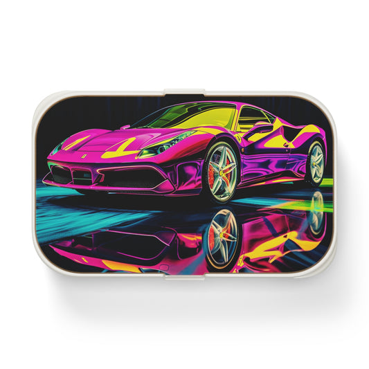 Bento Lunch Box Pink Ferrari Macro 3
