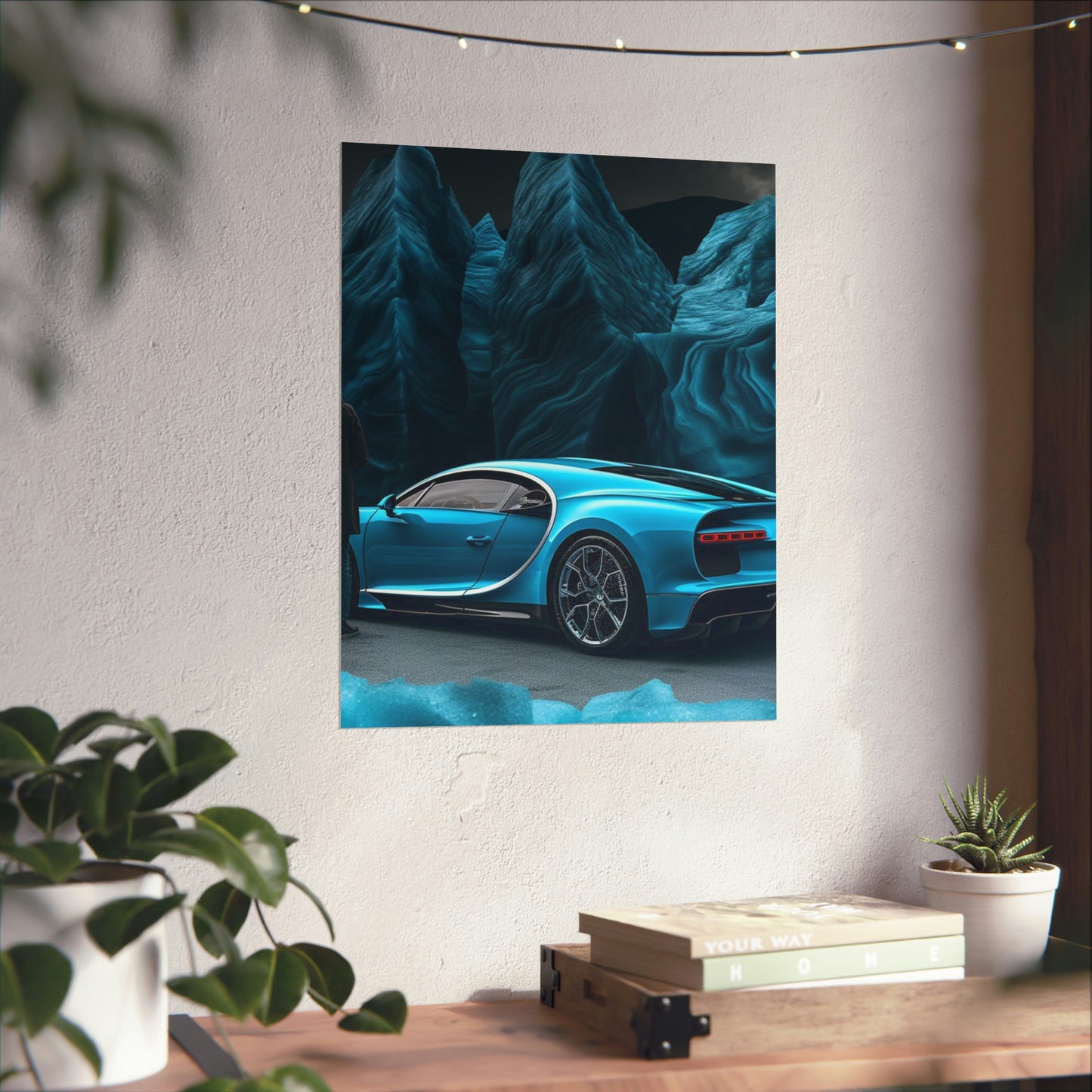 Premium Matte Vertical Posters Bugatti Real Look 3