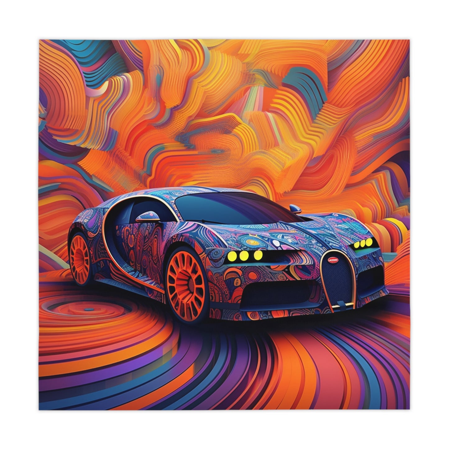 Tablecloth Bugatti Abstract Concept 4