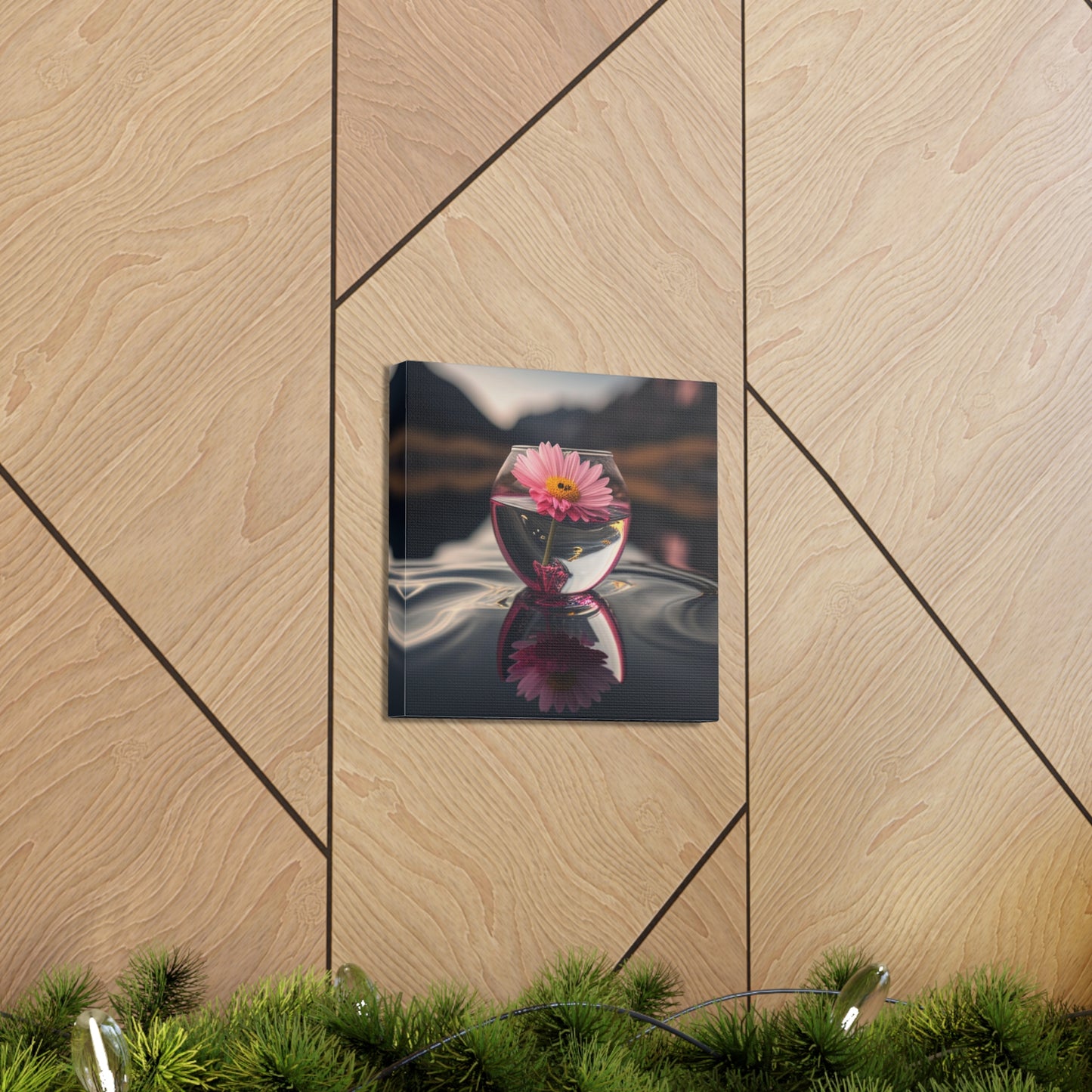 Canvas Gallery Wraps Pink Daisy 1