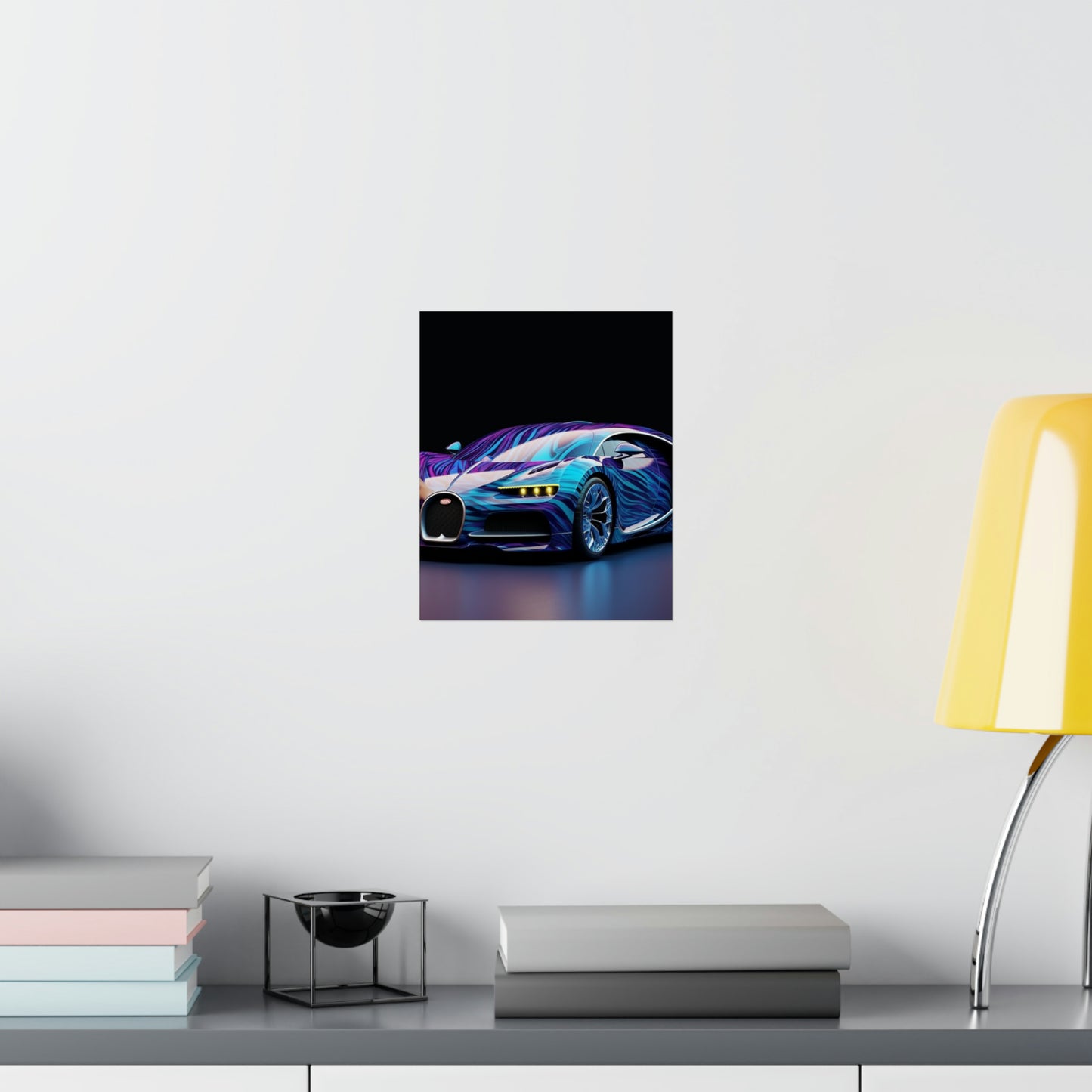 Premium Matte Vertical Posters Bugatti Abstract Flair 3