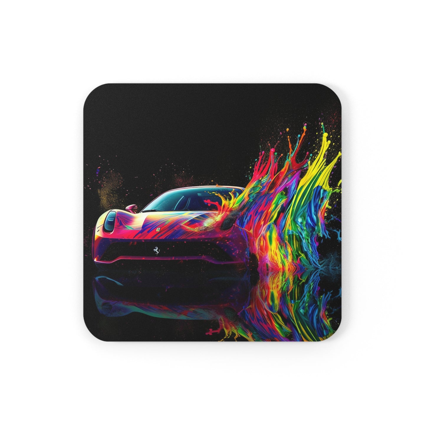 Corkwood Coaster Set Ferrari Fusion Water 3