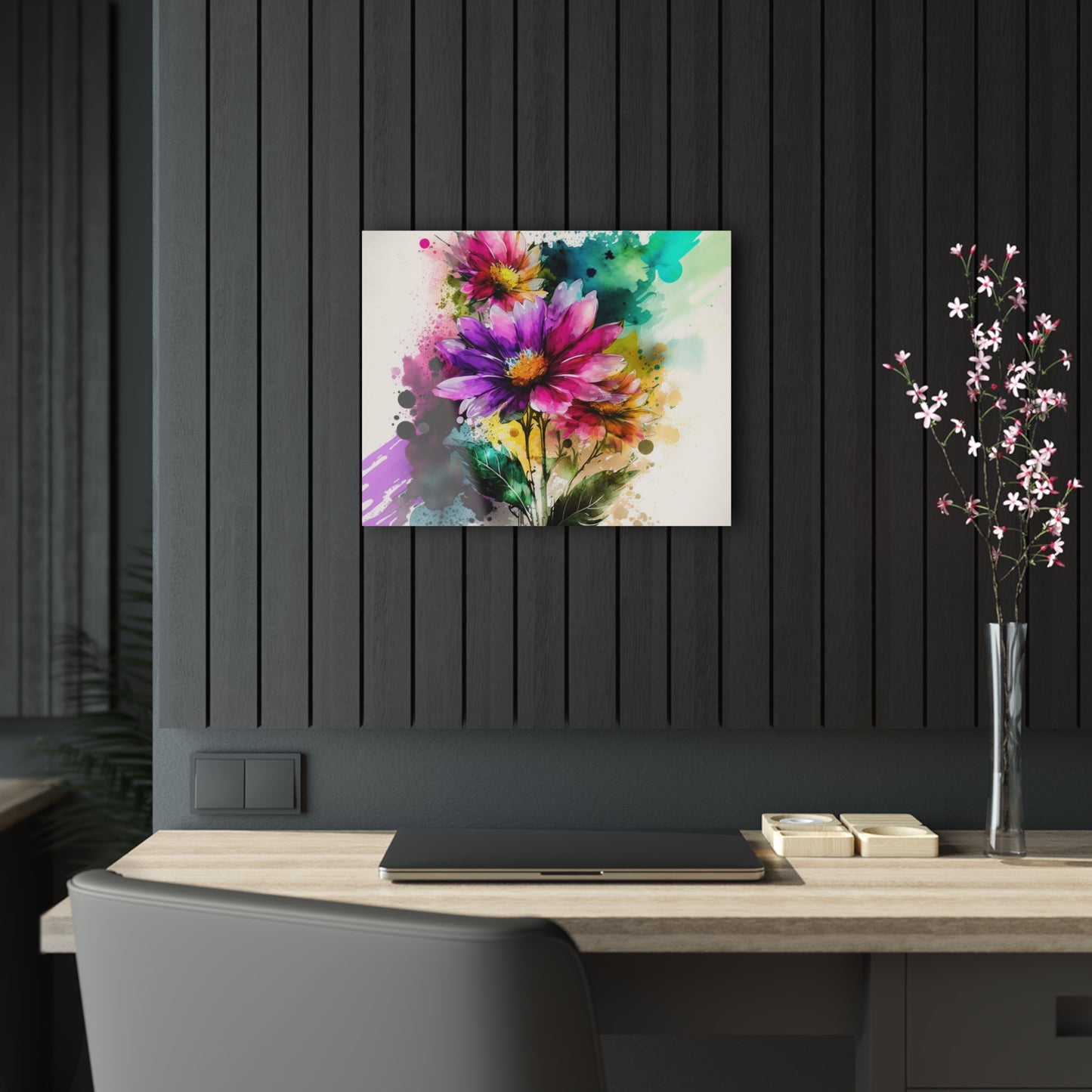 Acrylic Prints Bright Spring Flowers 1