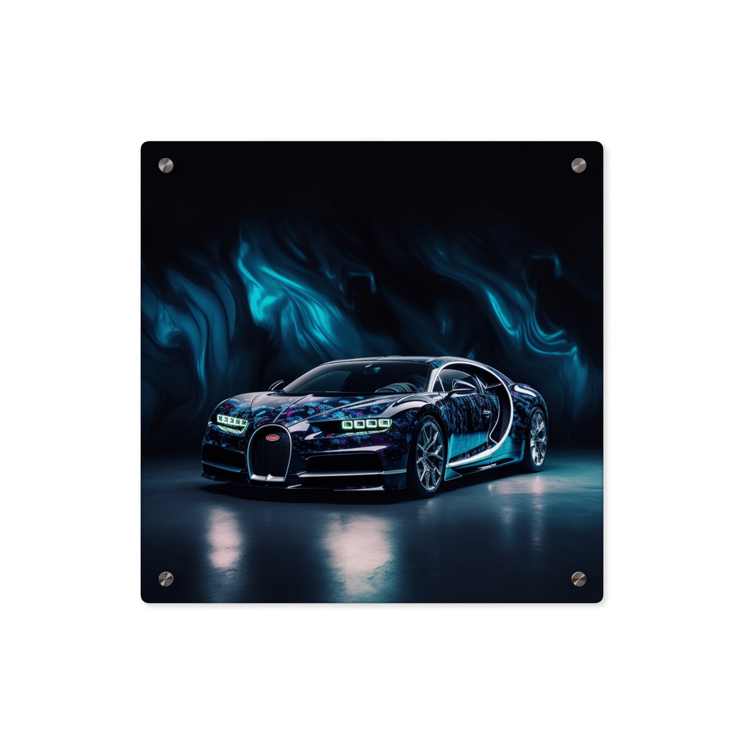 Acrylic Wall Art Panels Hyper Bugatti 1