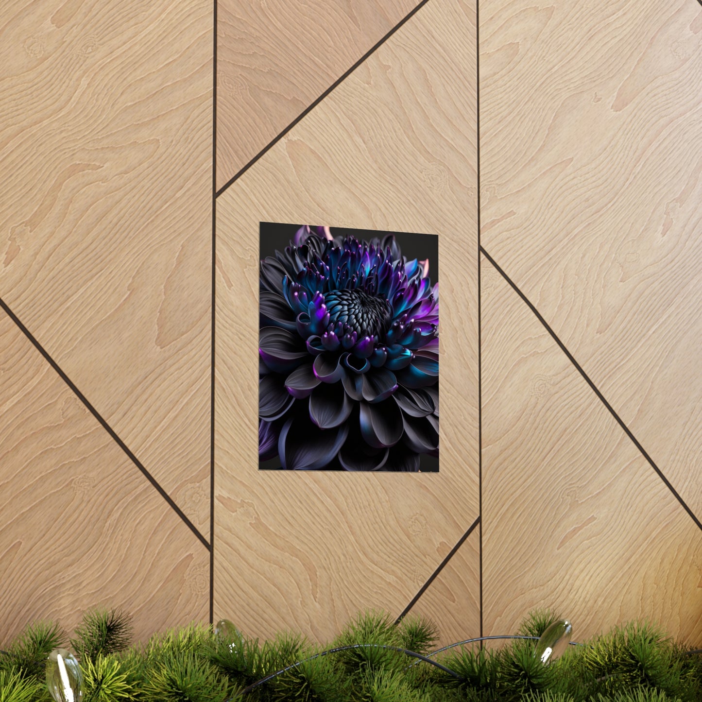 Premium Matte Vertical Posters Dahlia Purple 2