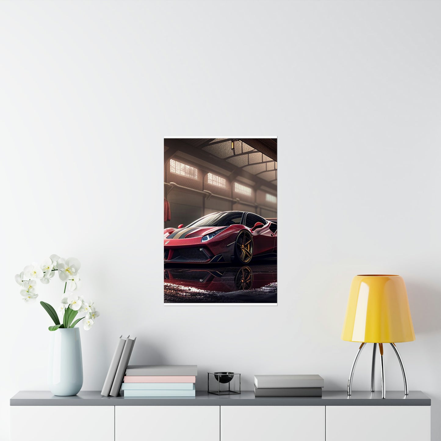 Premium Matte Vertical Posters Ferrari Hyper 4