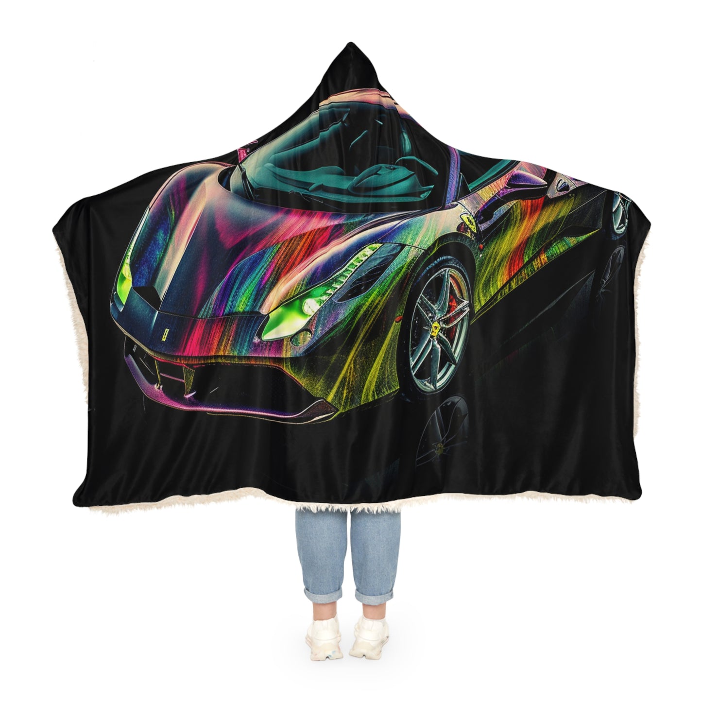 Snuggle Hooded Blanket Ferrari Color 3