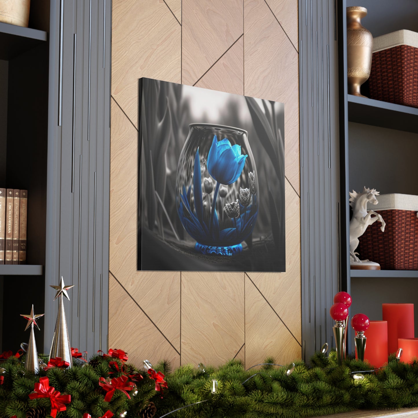 Canvas Gallery Wraps Tulip Blue 4