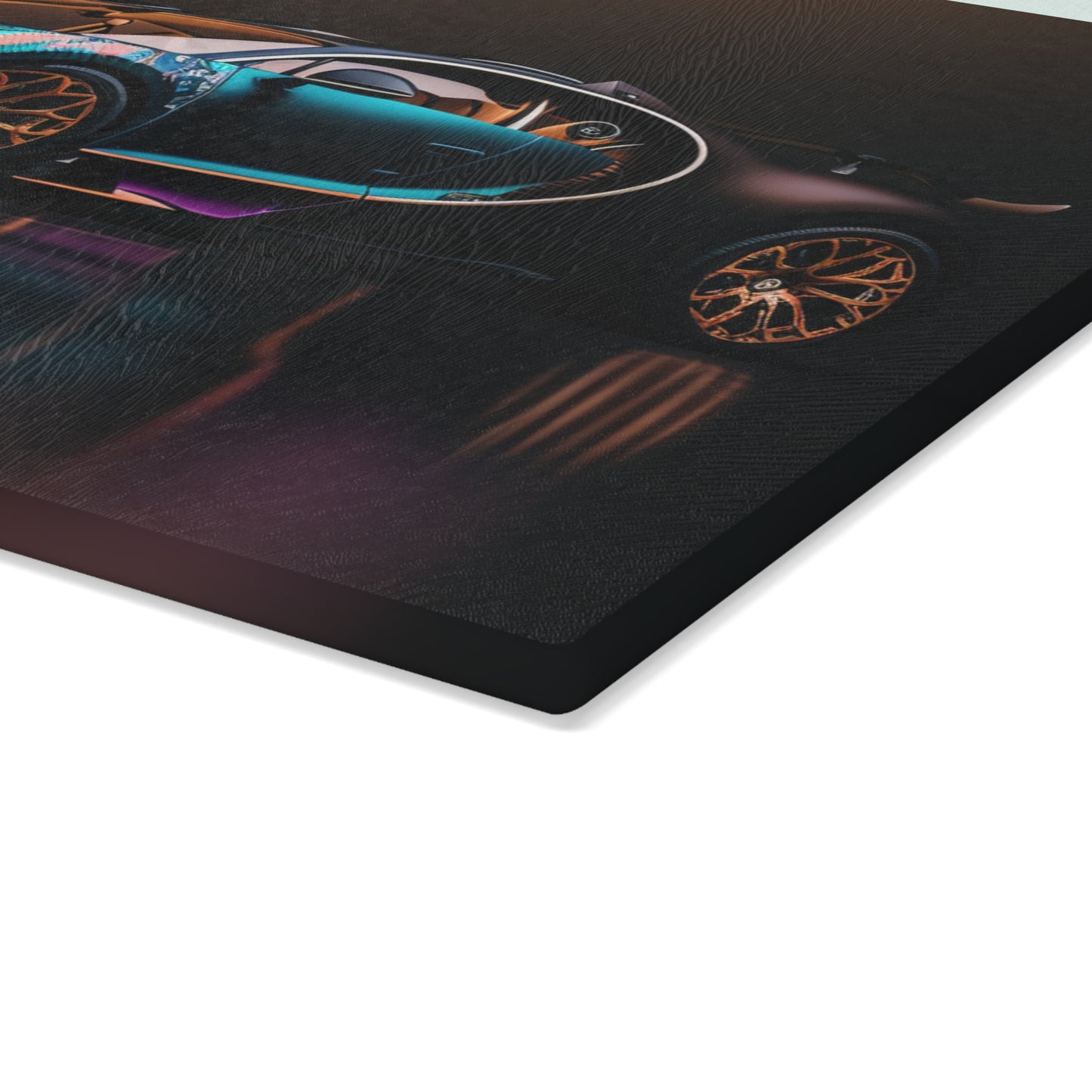 Glass Cutting Board Bugatti Blue 2