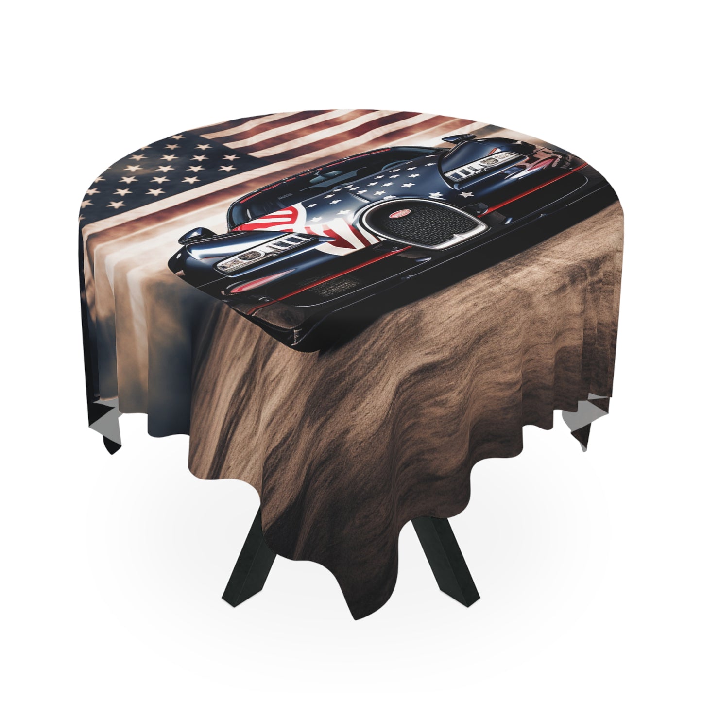 Tablecloth Bugatti American Flag 2