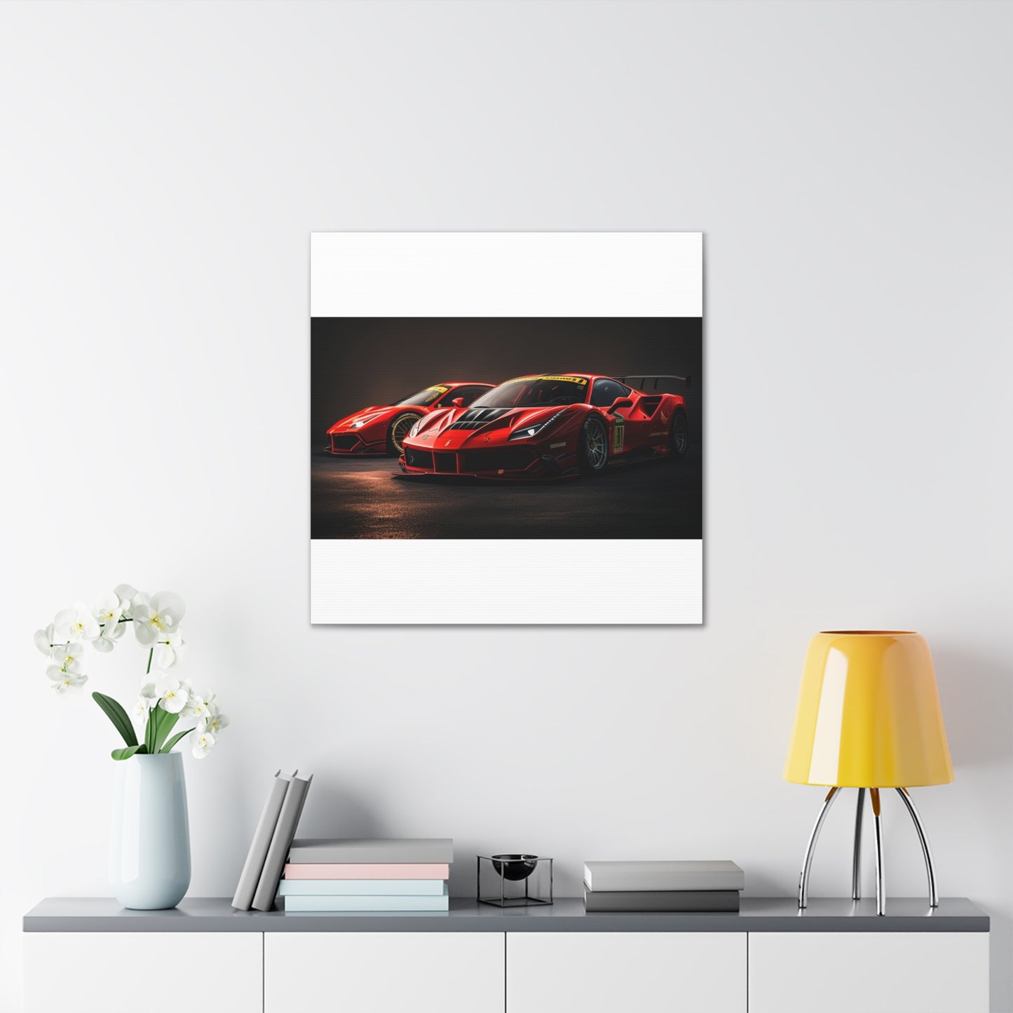 Canvas Gallery Wraps Ferrari Red 4