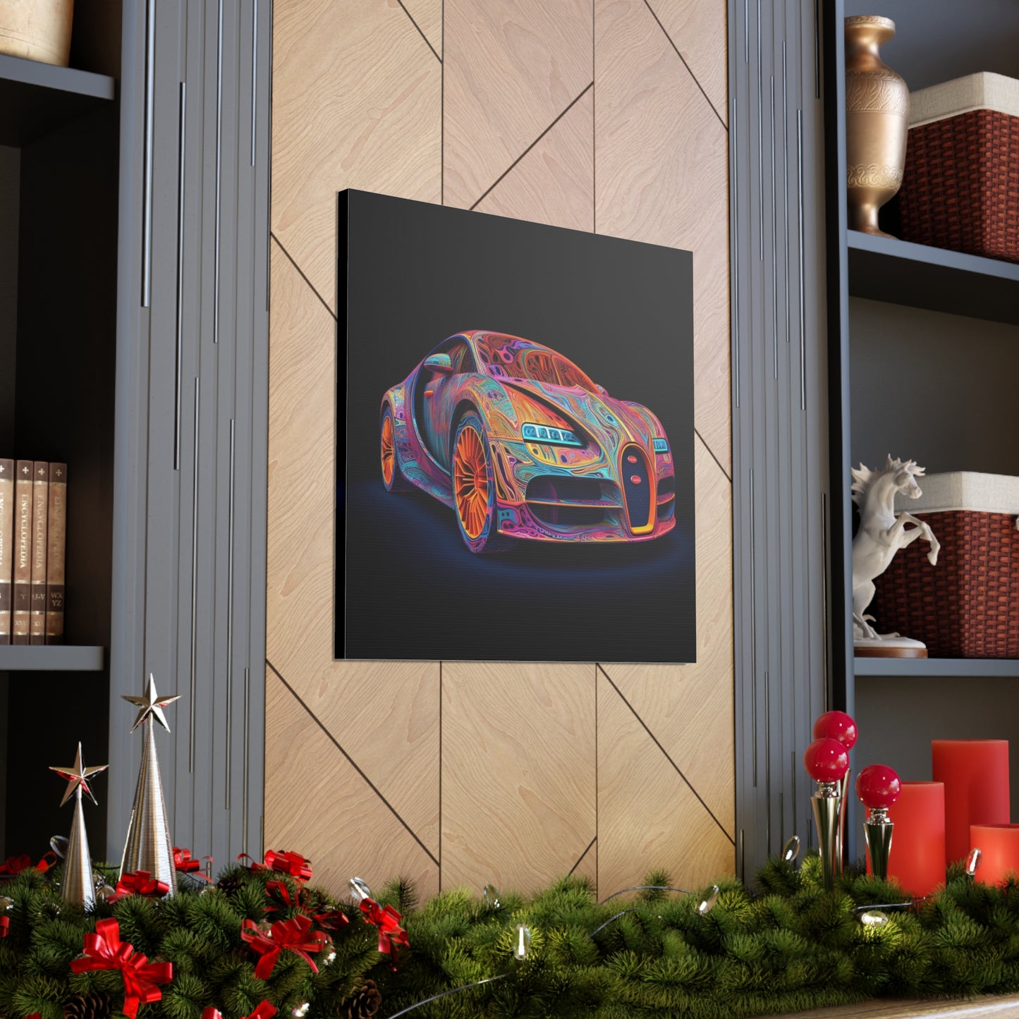 Canvas Gallery Wraps Bugatti Abstract Concept 1