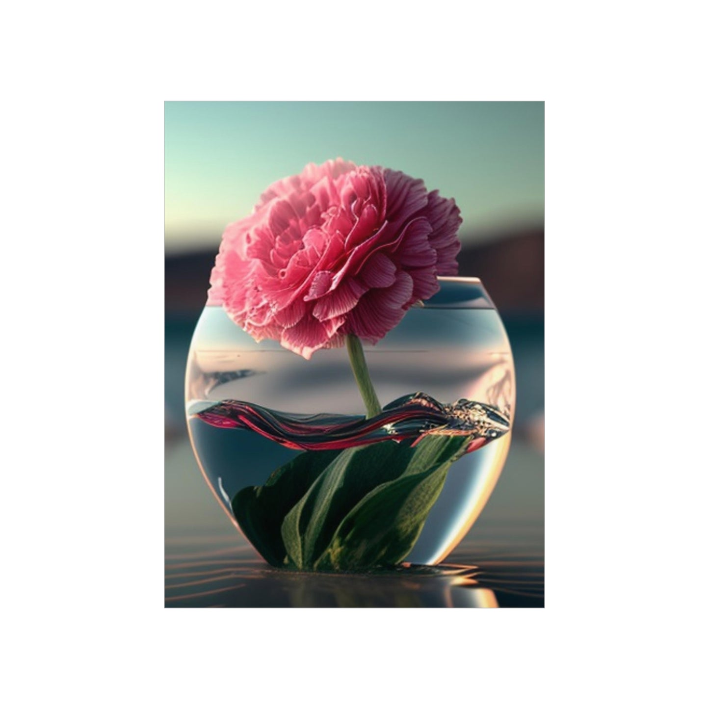 Premium Matte Vertical Posters Carnation 2