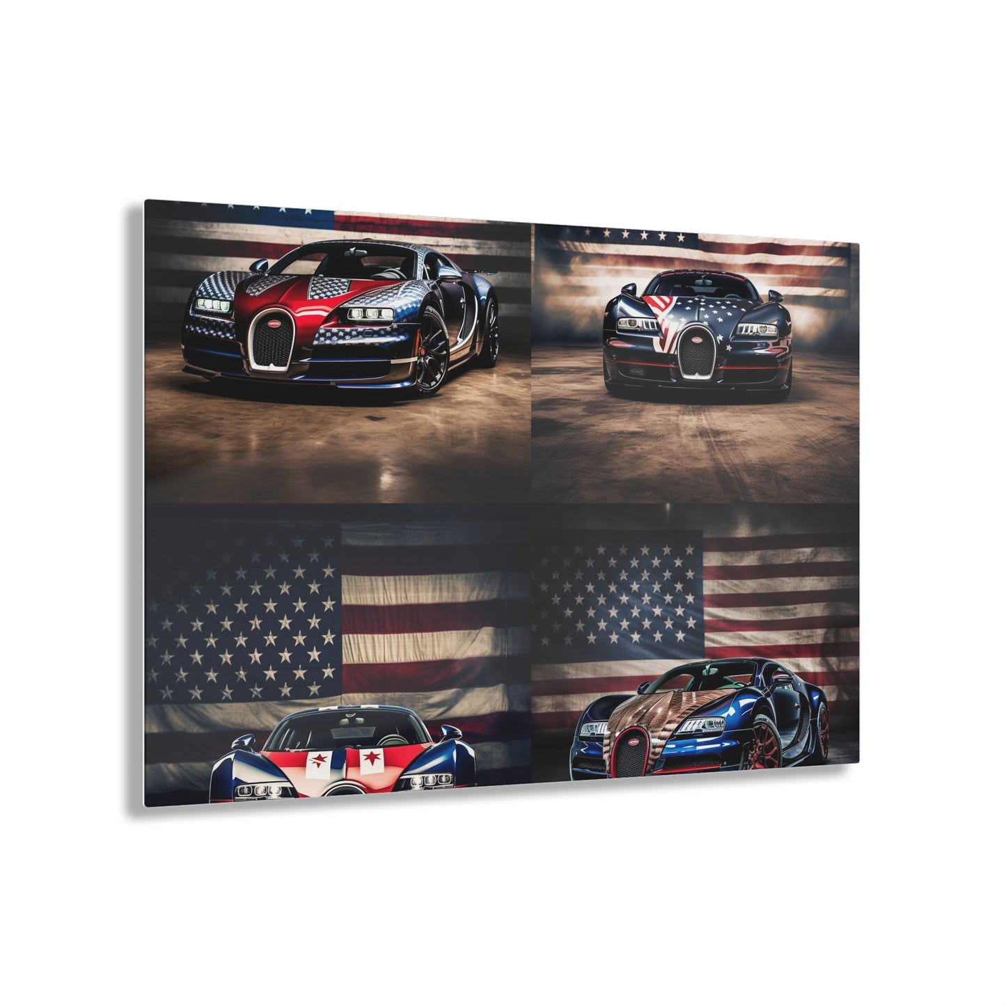 Acrylic Prints Bugatti American Flag 5