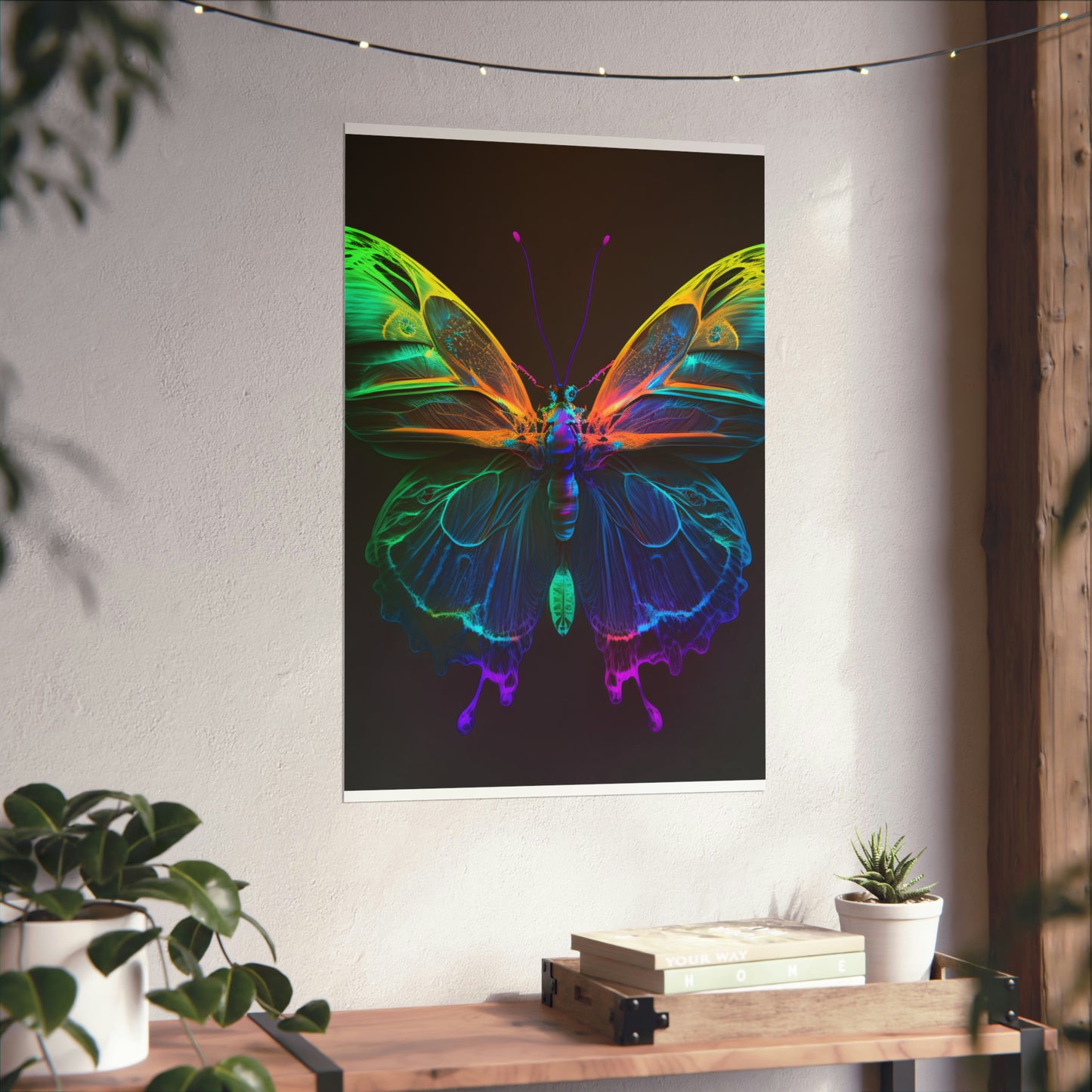 Premium Matte Vertical Posters Raw Hyper Color Butterfly 3