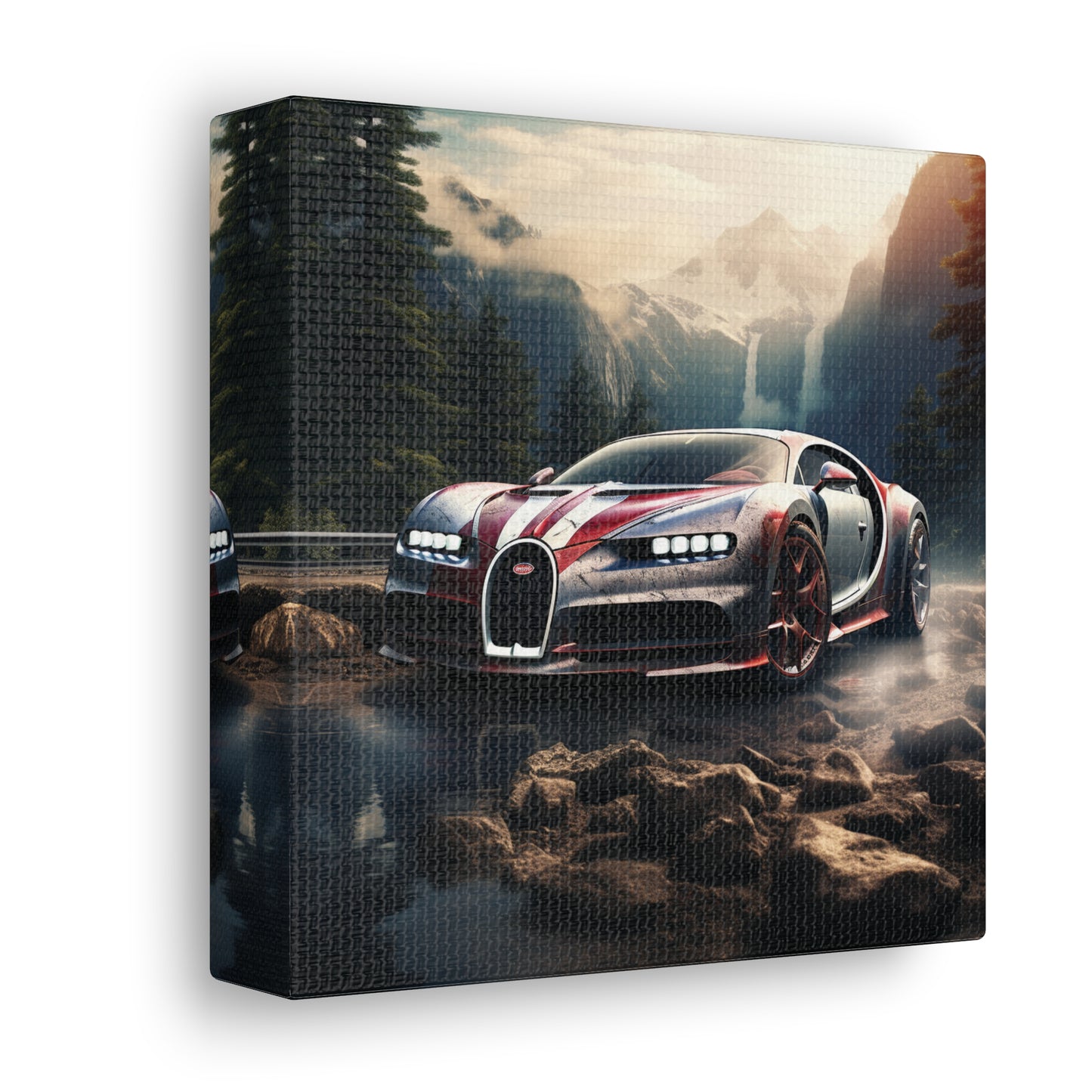 Canvas Gallery Wraps Bugatti Waterfall 4