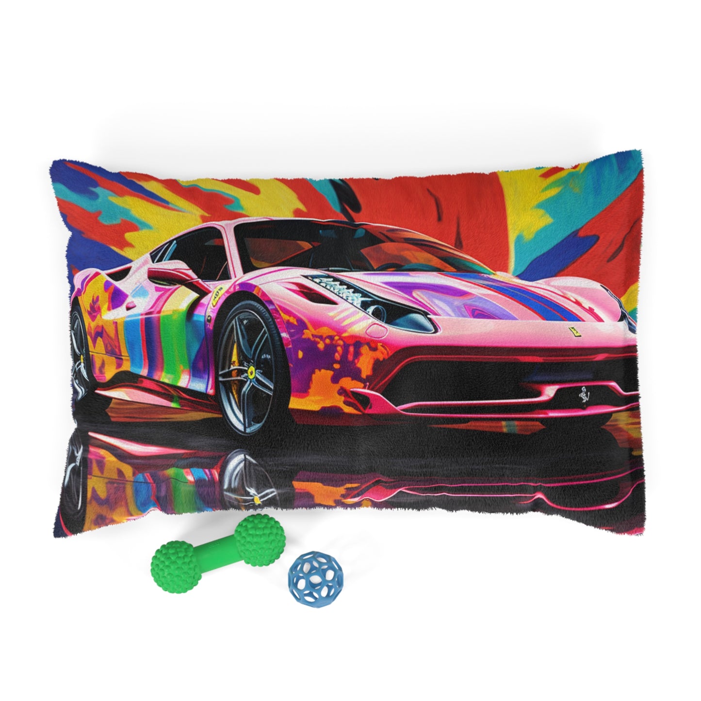 Pet Bed Hyper Colorfull Ferrari 3