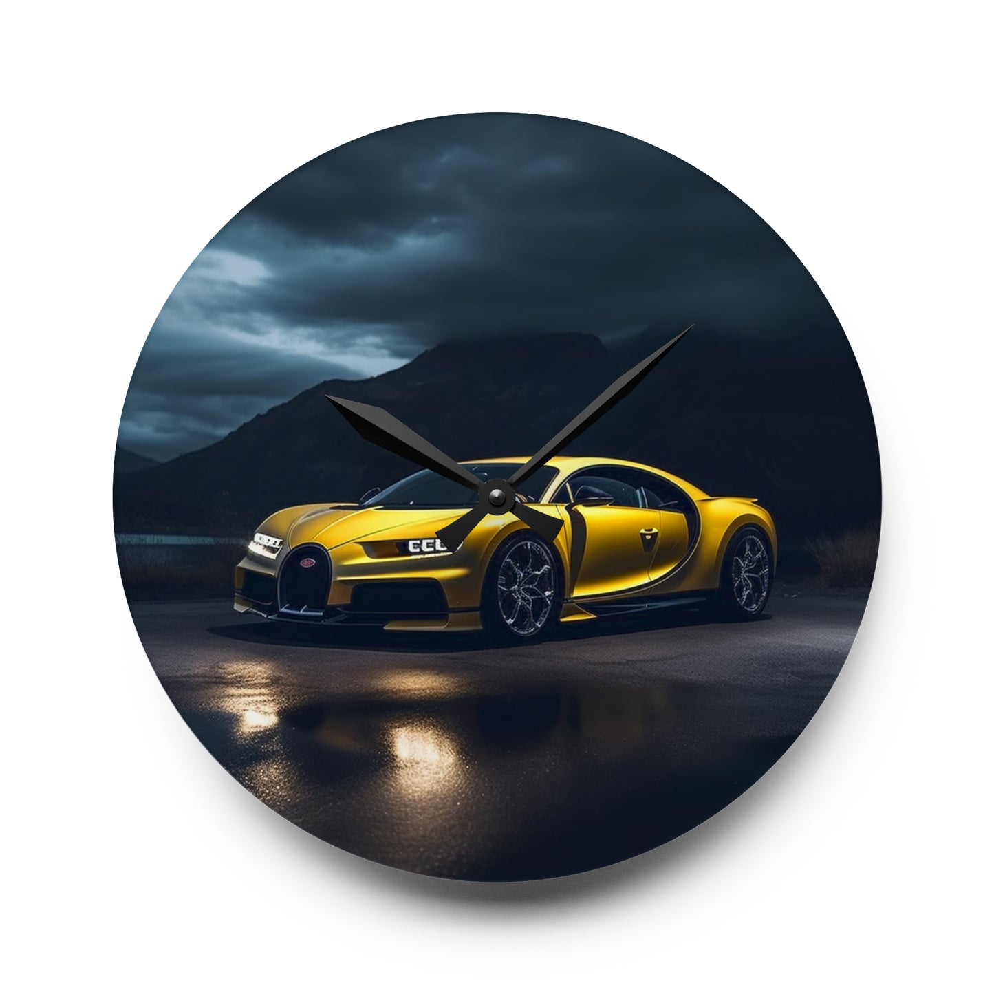 Acrylic Wall Clock Bugatti Real Look 4