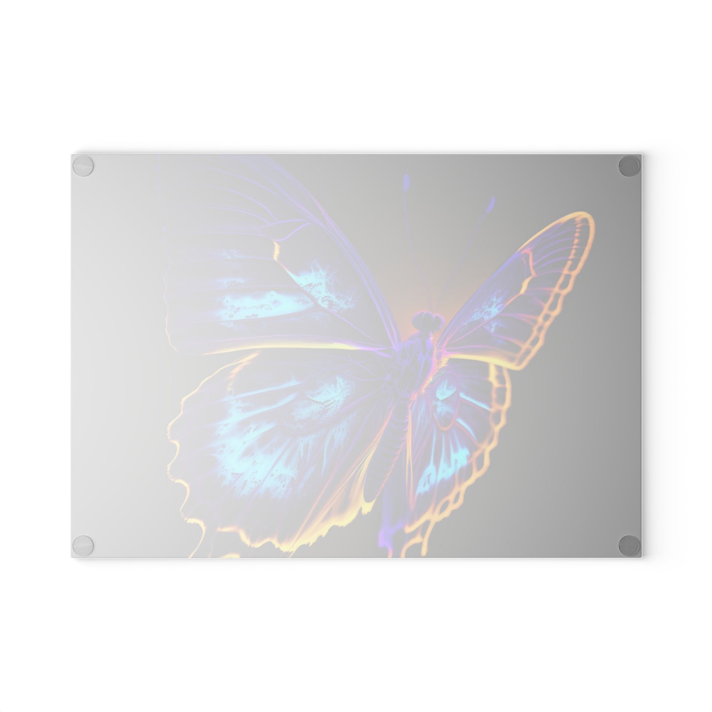 Glass Cutting Board Thermal Butterfly 4