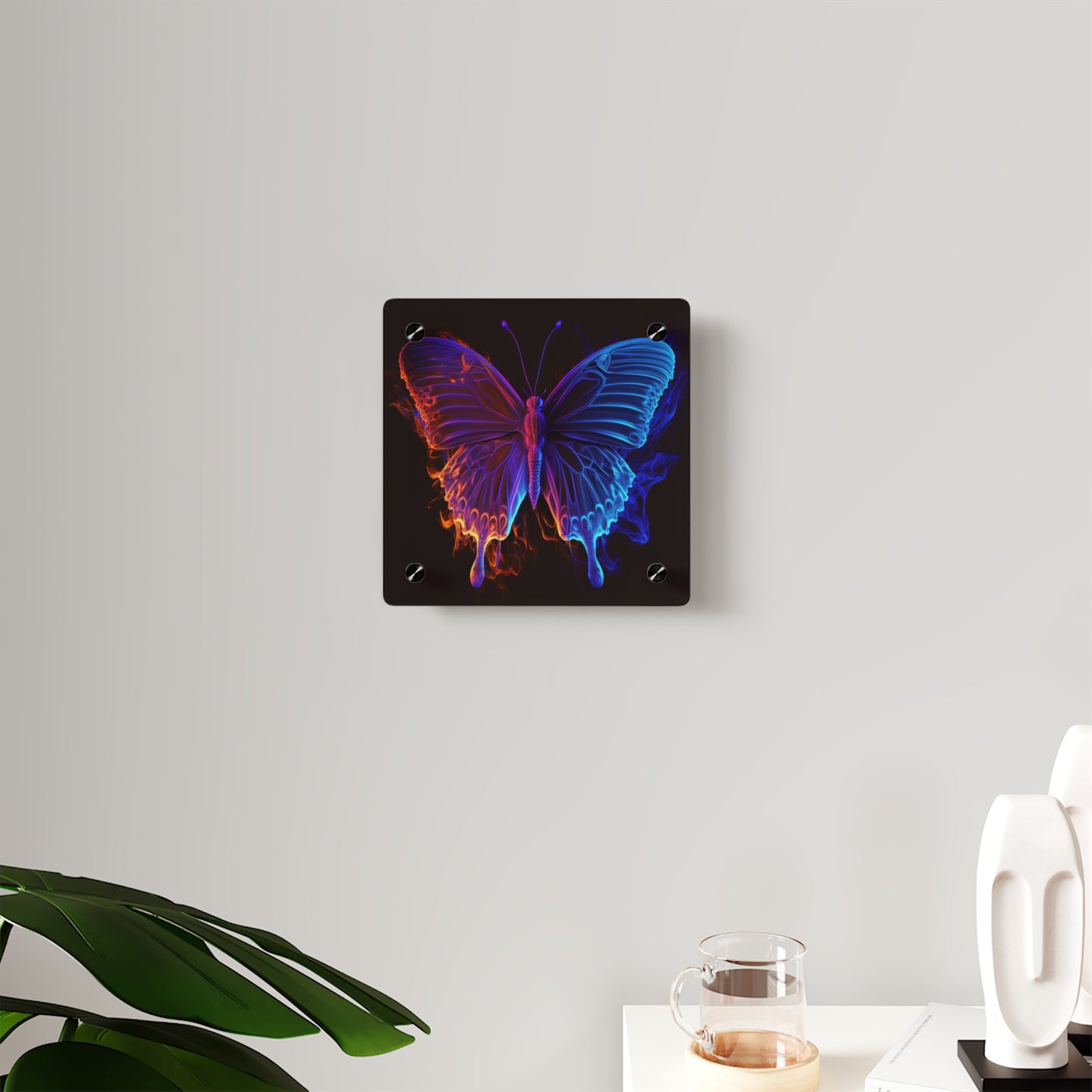 Acrylic Wall Art Panels Thermal Butterfly 1