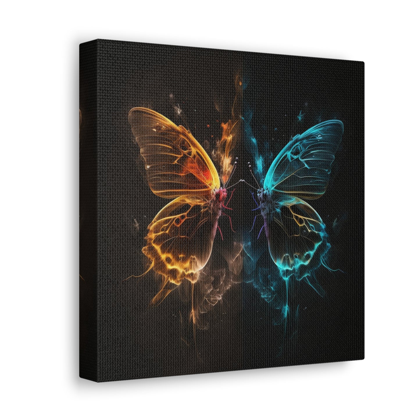 Canvas Gallery Wraps Kiss Neon Butterfly 7