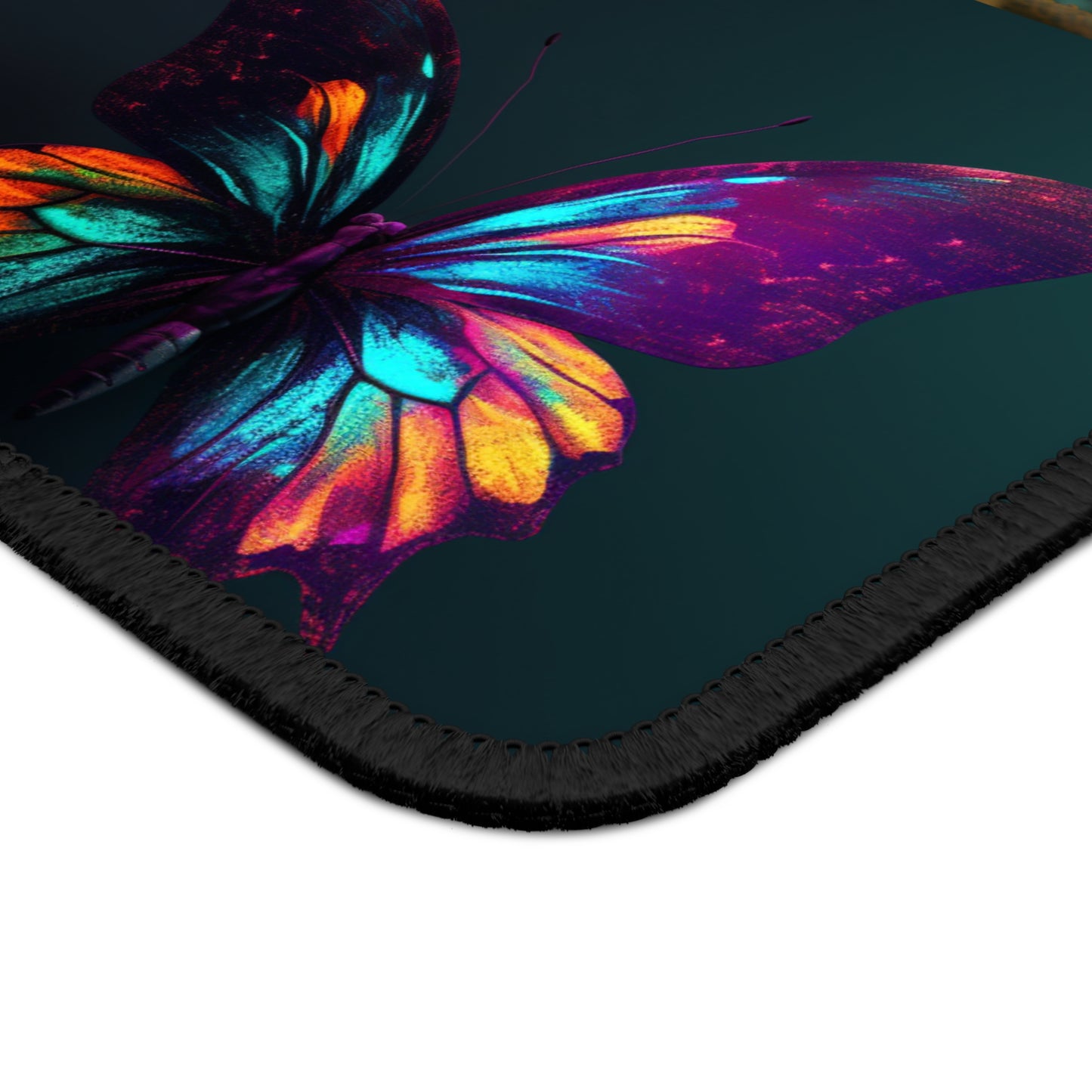 Gaming Mouse Pad  Hyper Colorful Butterfly Macro 5