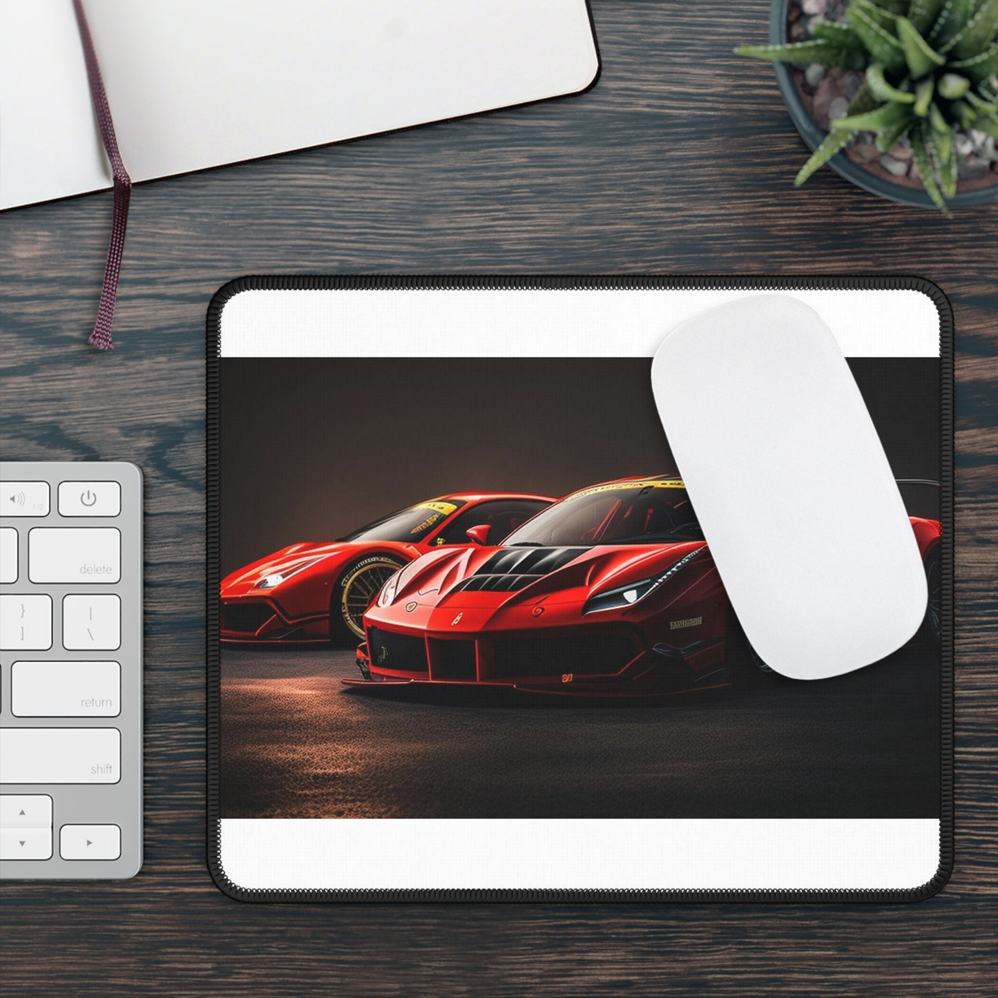 Gaming Mouse Pad  Ferrari Red 4