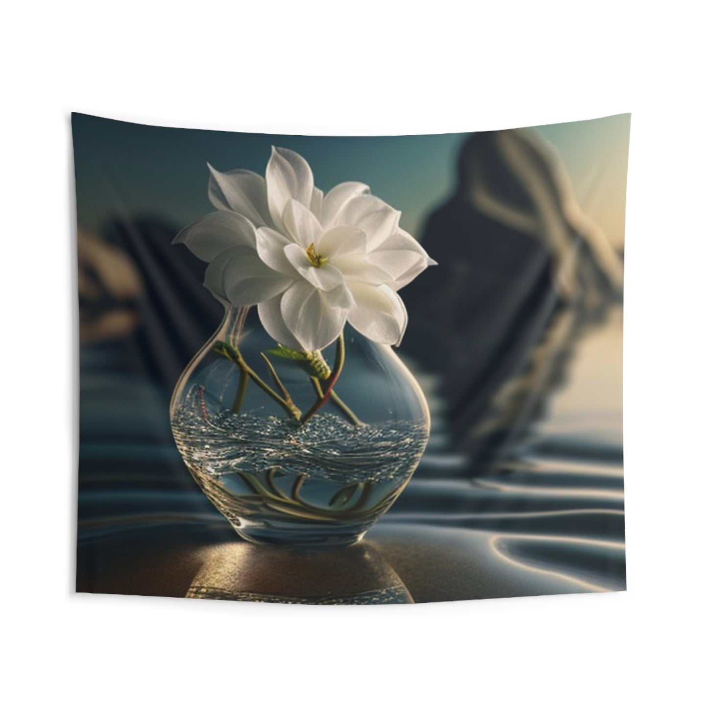 Indoor Wall Tapestries Jasmine glass vase 4