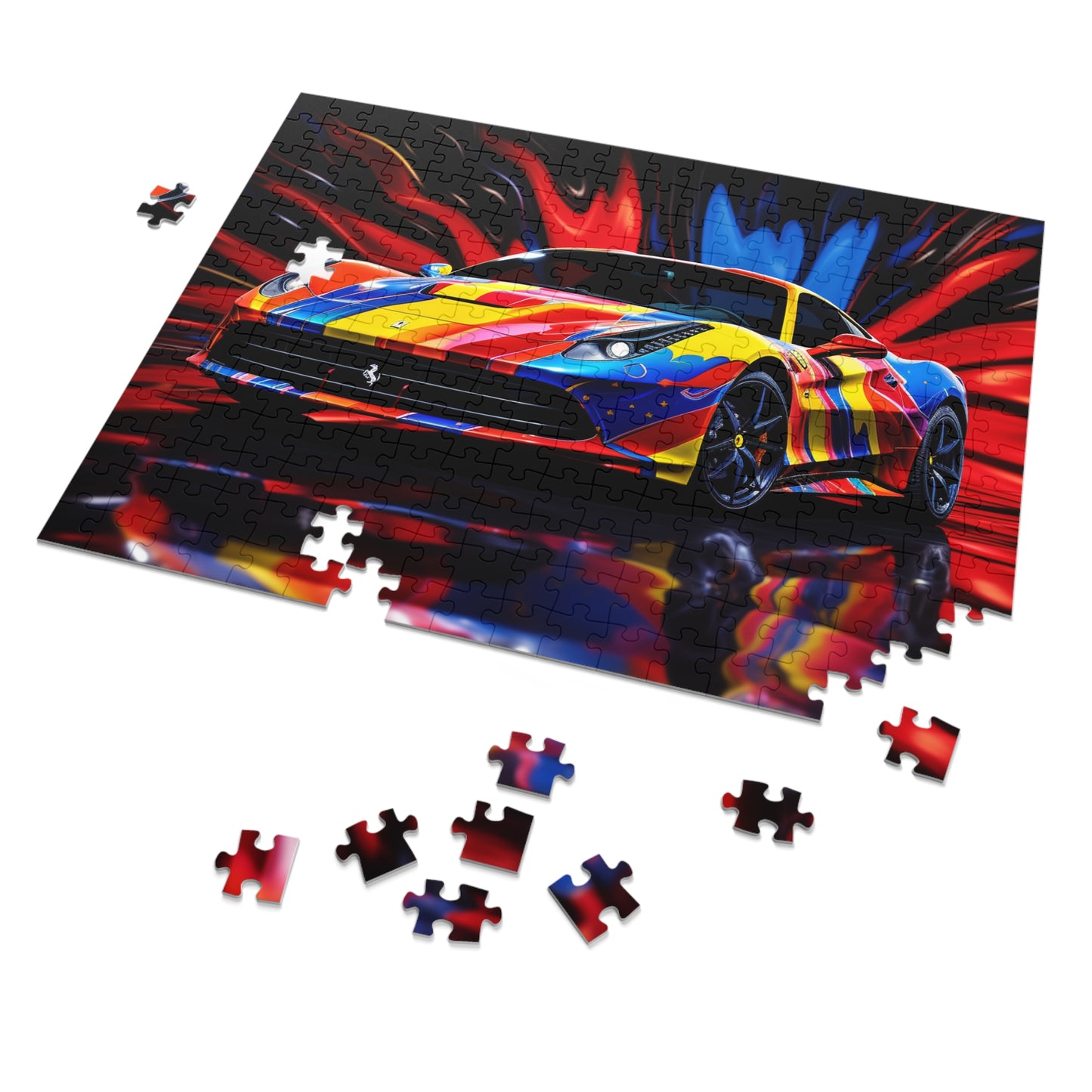Jigsaw Puzzle (30, 110, 252, 500,1000-Piece) Hyper Colorfull Ferrari 1