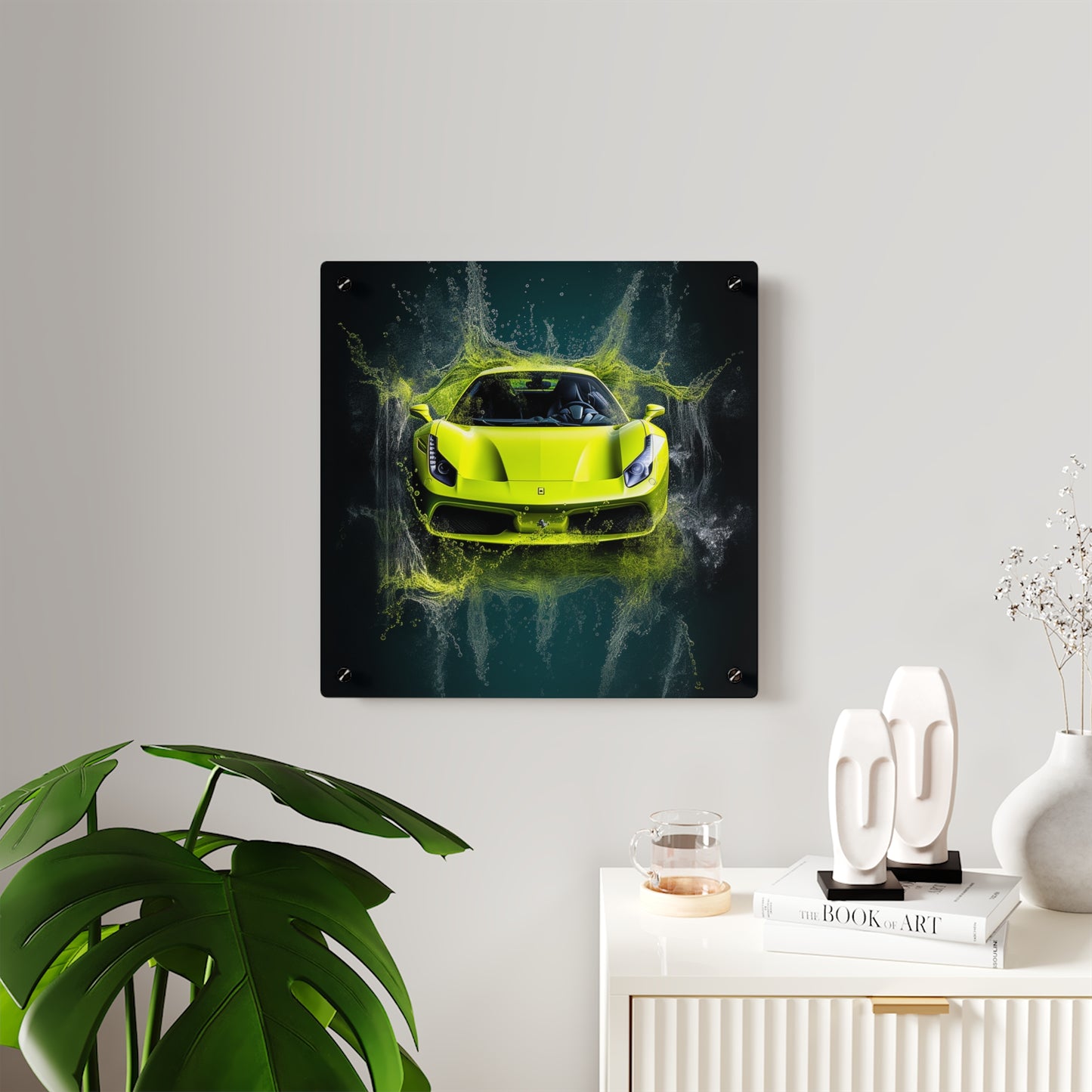 Acrylic Wall Art Panels Farrari Water 4