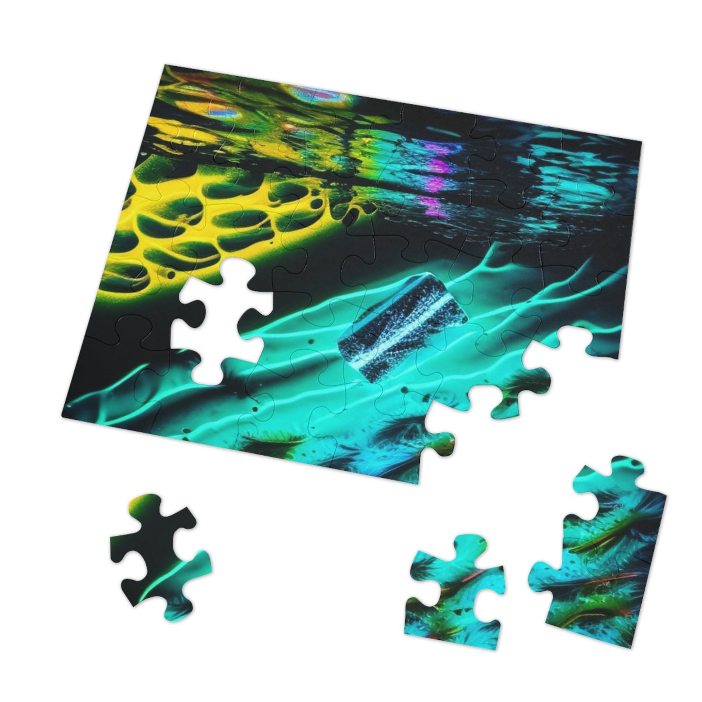 Jigsaw Puzzle (30, 110, 252, 500,1000-Piece) Florescent Glow 2