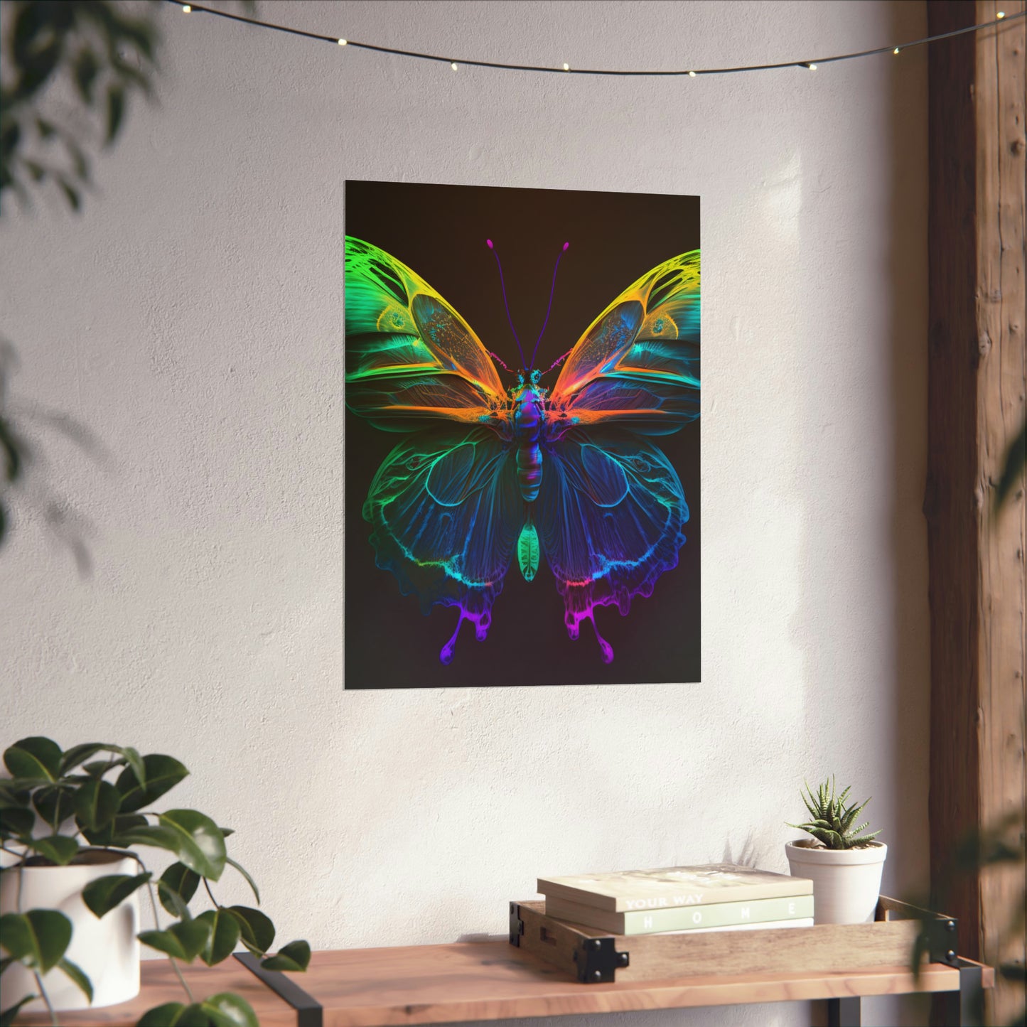 Premium Matte Vertical Posters Raw Hyper Color Butterfly 3