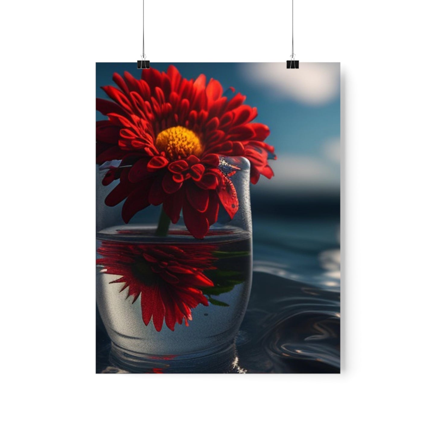 Premium Matte Vertical Posters Chrysanthemum 3