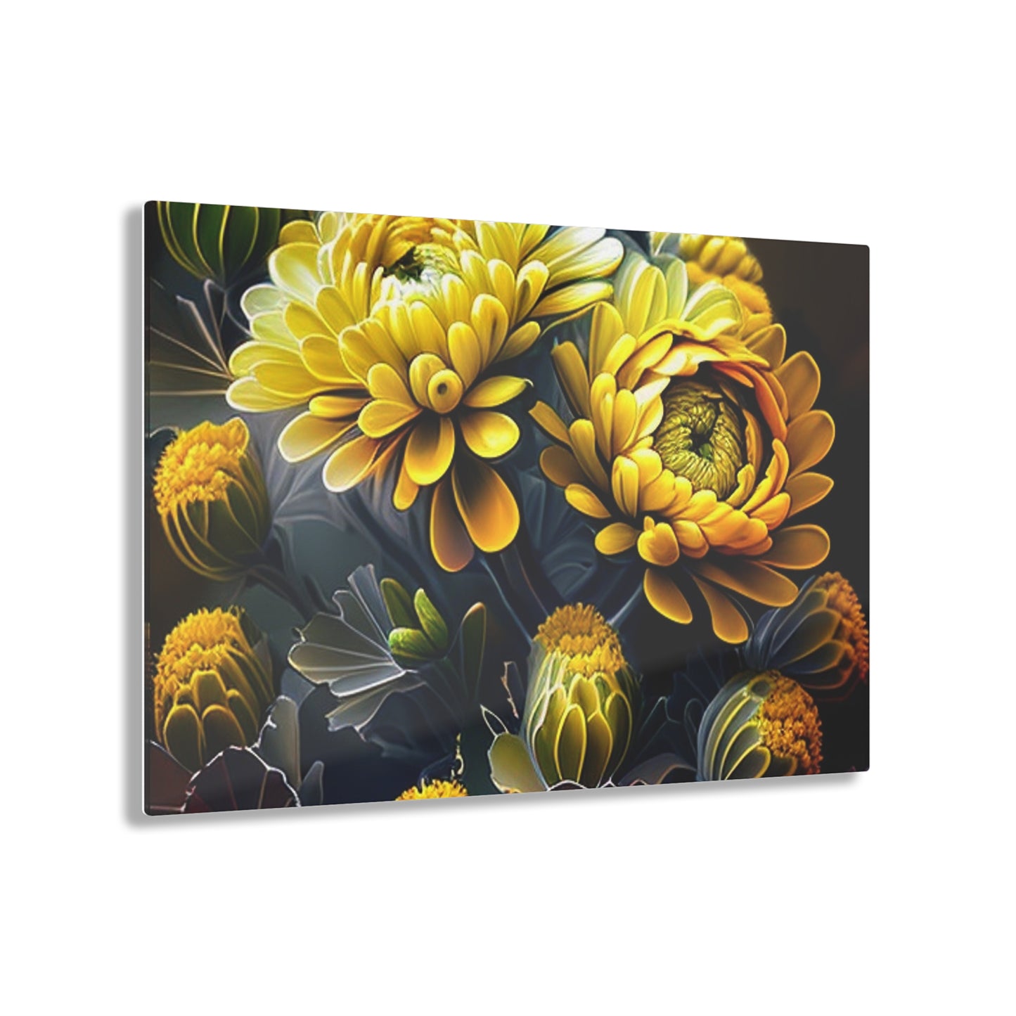 Acrylic Prints Yellow Hermosas Flores Amarillas 4