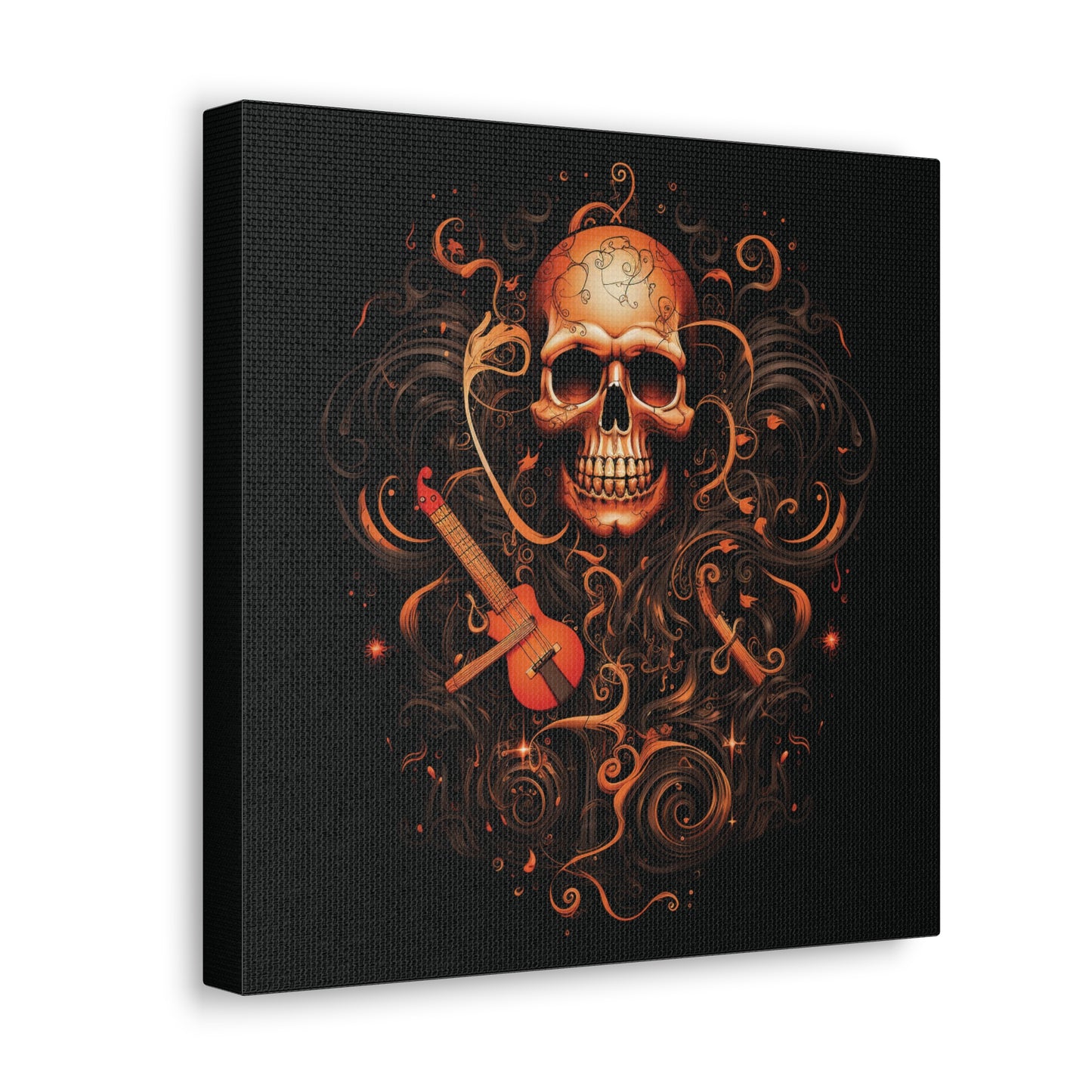 Canvas Gallery Wraps Skull Treble Clef 4