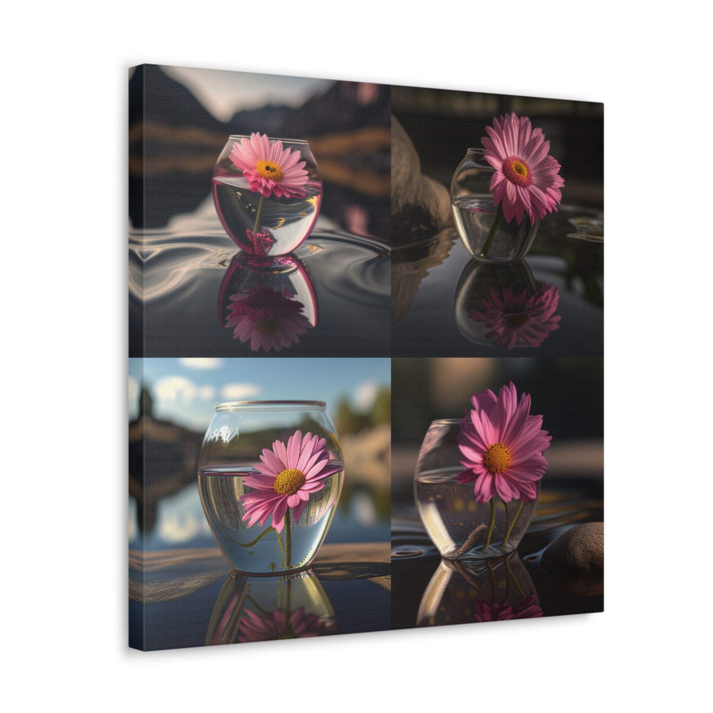 Canvas Gallery Wraps Pink Daisy 5