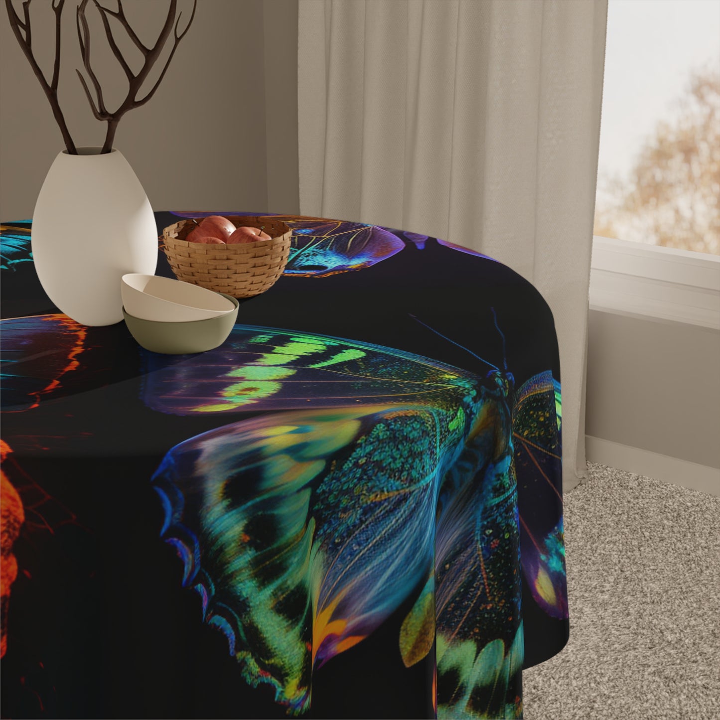 Tablecloth Neon Butterfly Flair 5