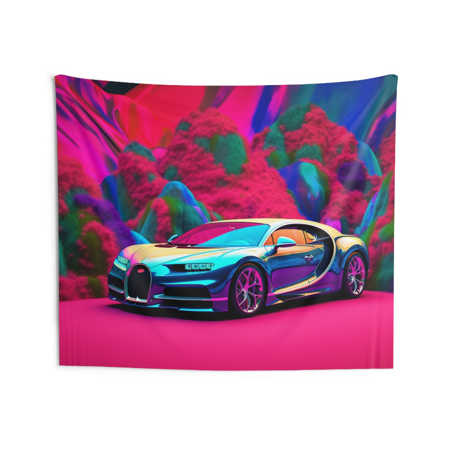 Indoor Wall Tapestries Florescent Bugatti Flair 4