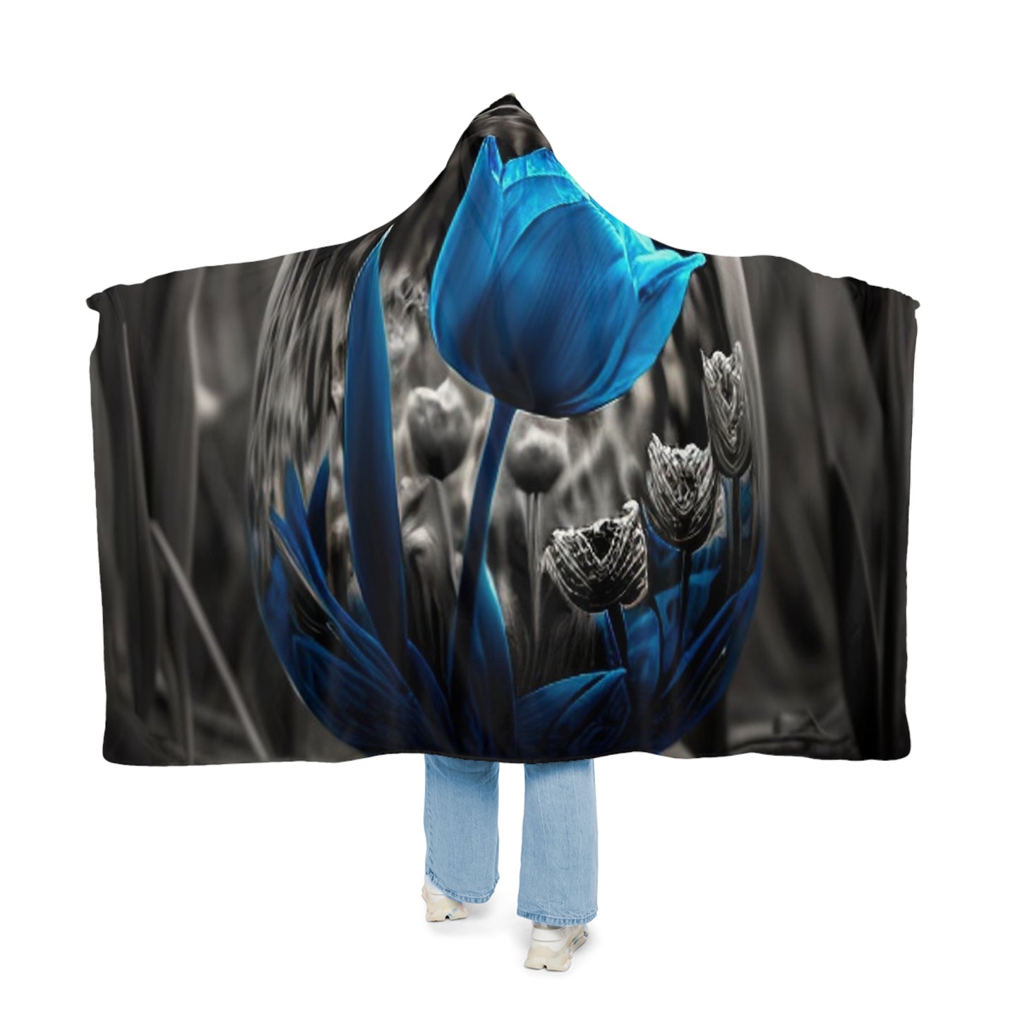 Snuggle Hooded Blanket Tulip Blue 4
