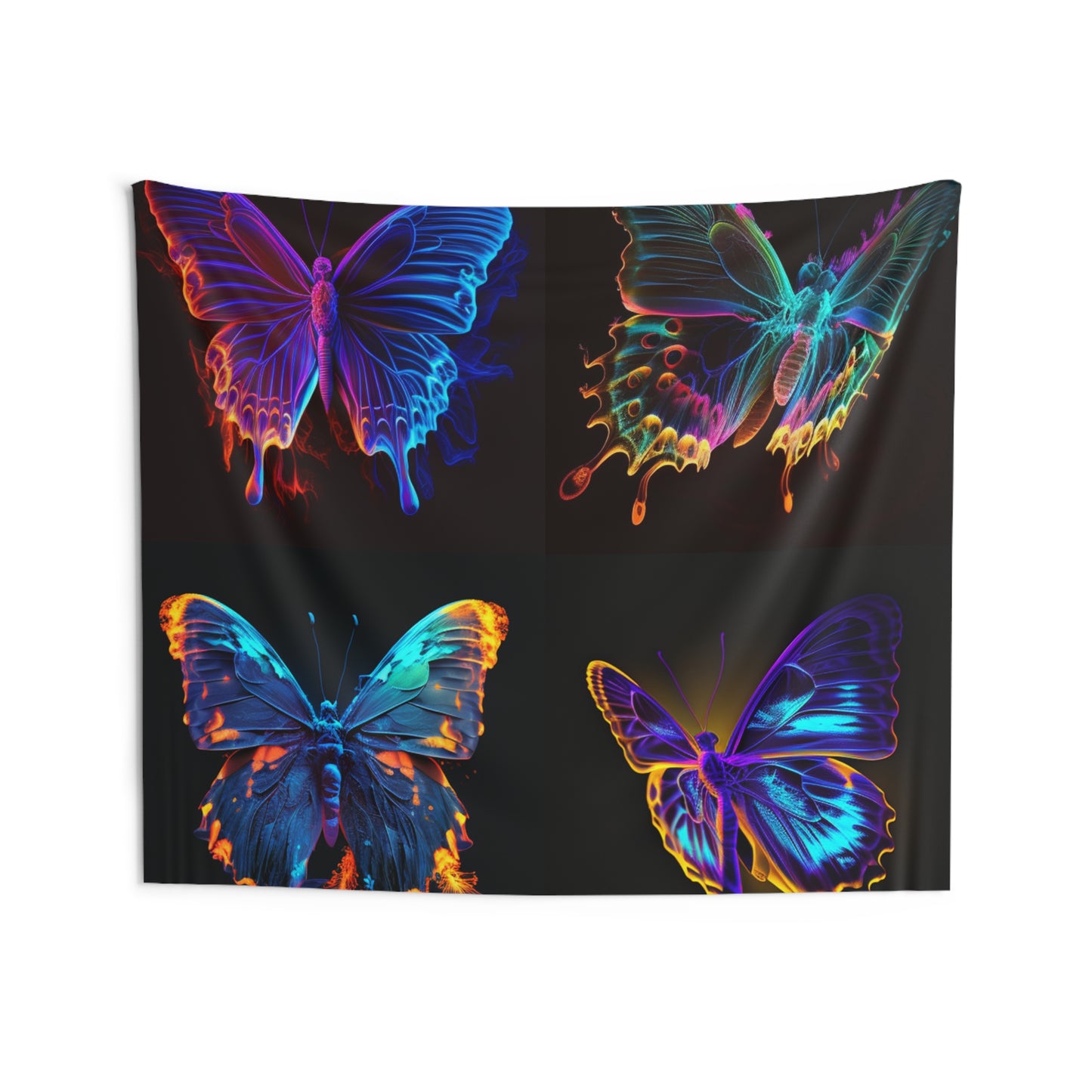 Indoor Wall Tapestries Thermal Butterfly 5