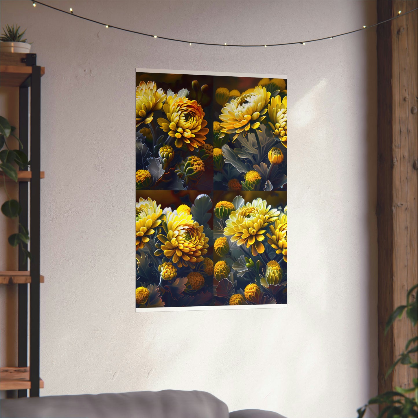 Premium Matte Vertical Posters Yellow Hermosas Flores Amarillas 5