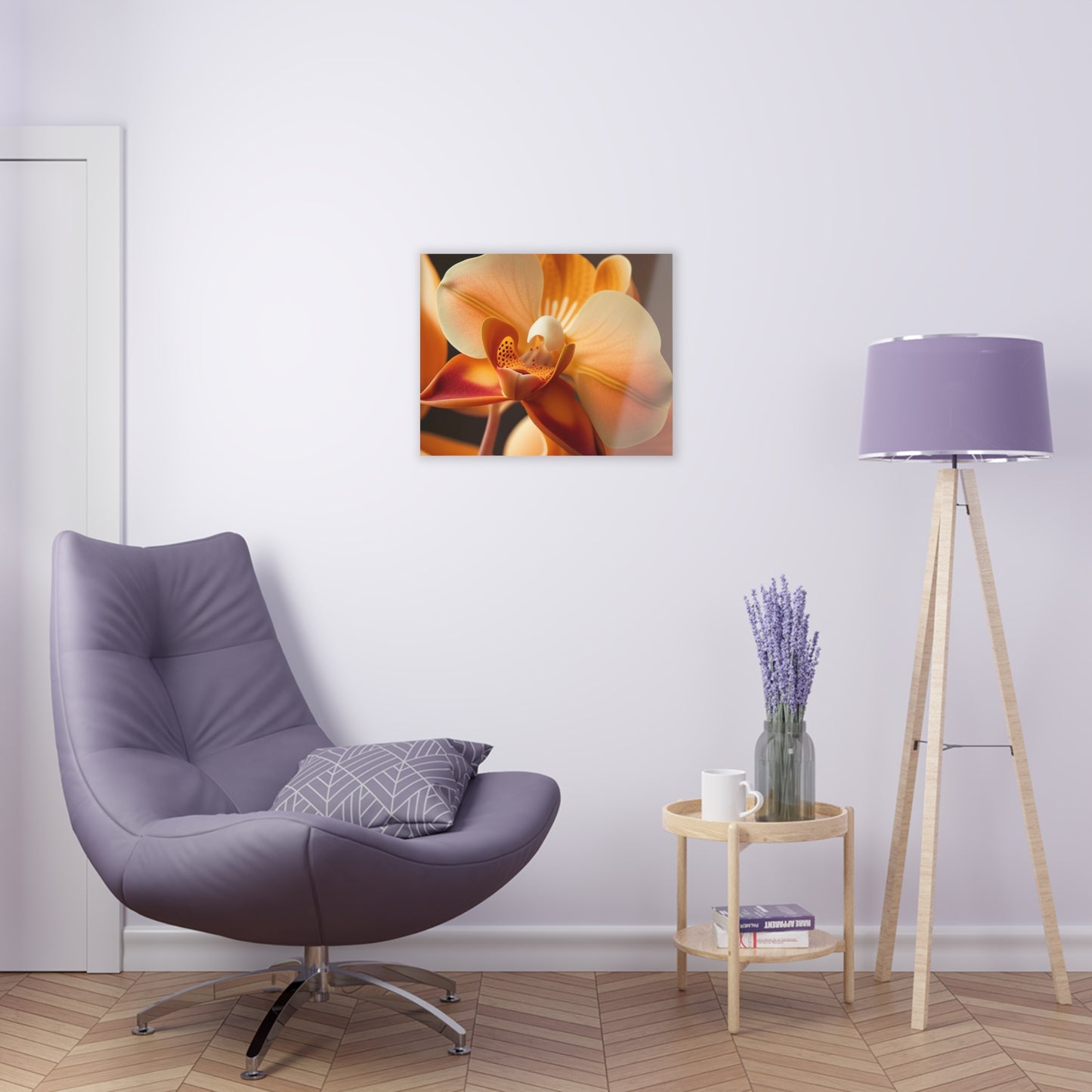 Acrylic Prints Orange Orchid 3